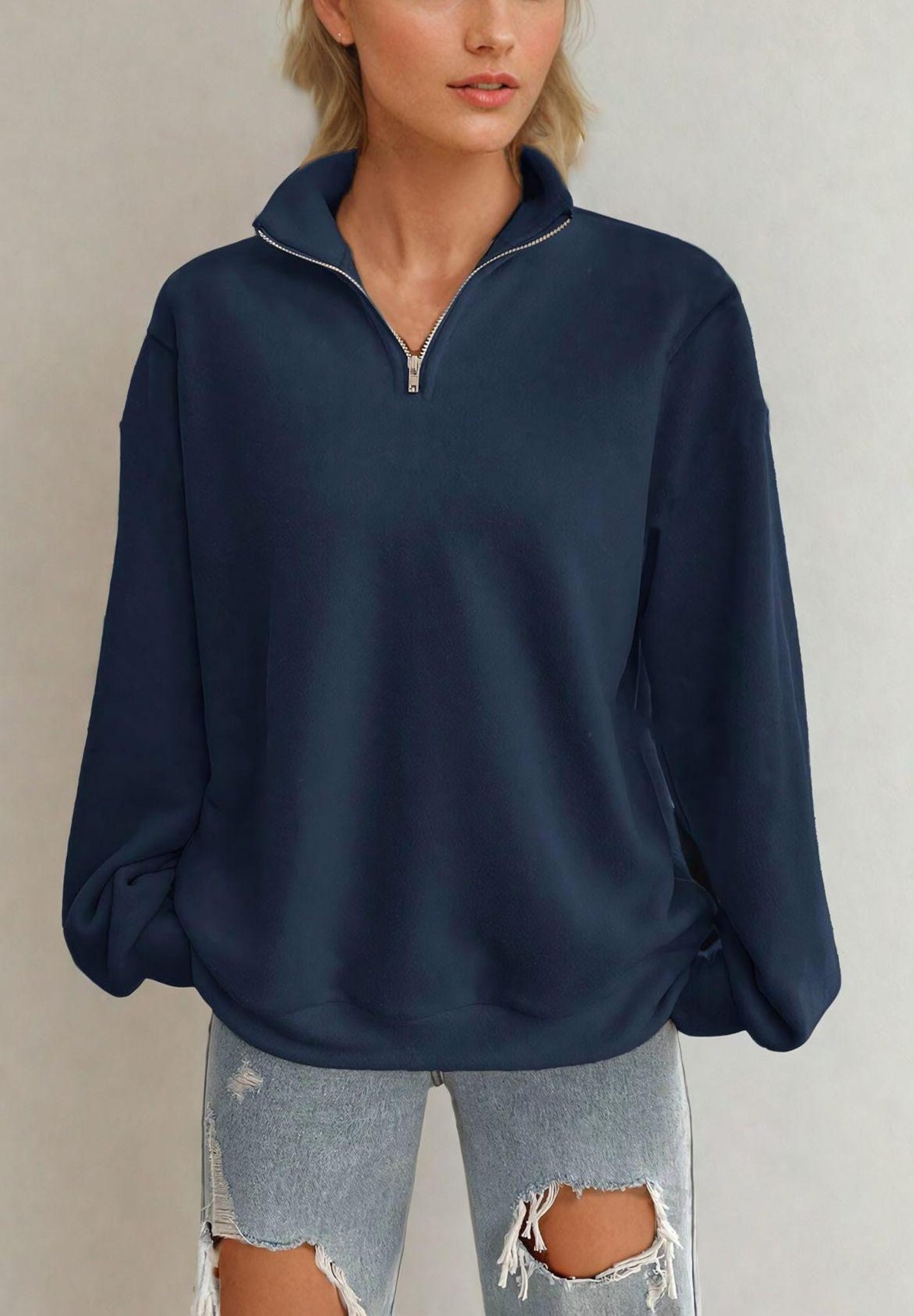 Zip Sweater Sewing Pattern | Zipper Sweater | Zip up sweater | Sweater Pattern | Womens Pattern | Sewing Patterns | Women