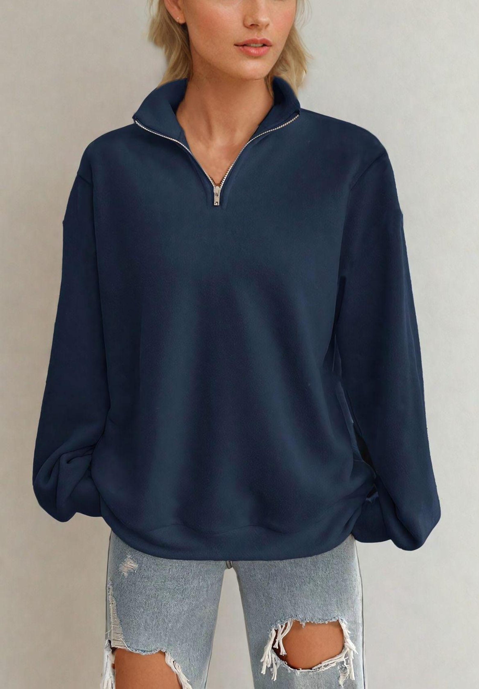 Zip Sweater Sewing Pattern | Zipper Sweater | Zip up sweater | Sweater Pattern | Womens Pattern | Sewing Patterns | Women