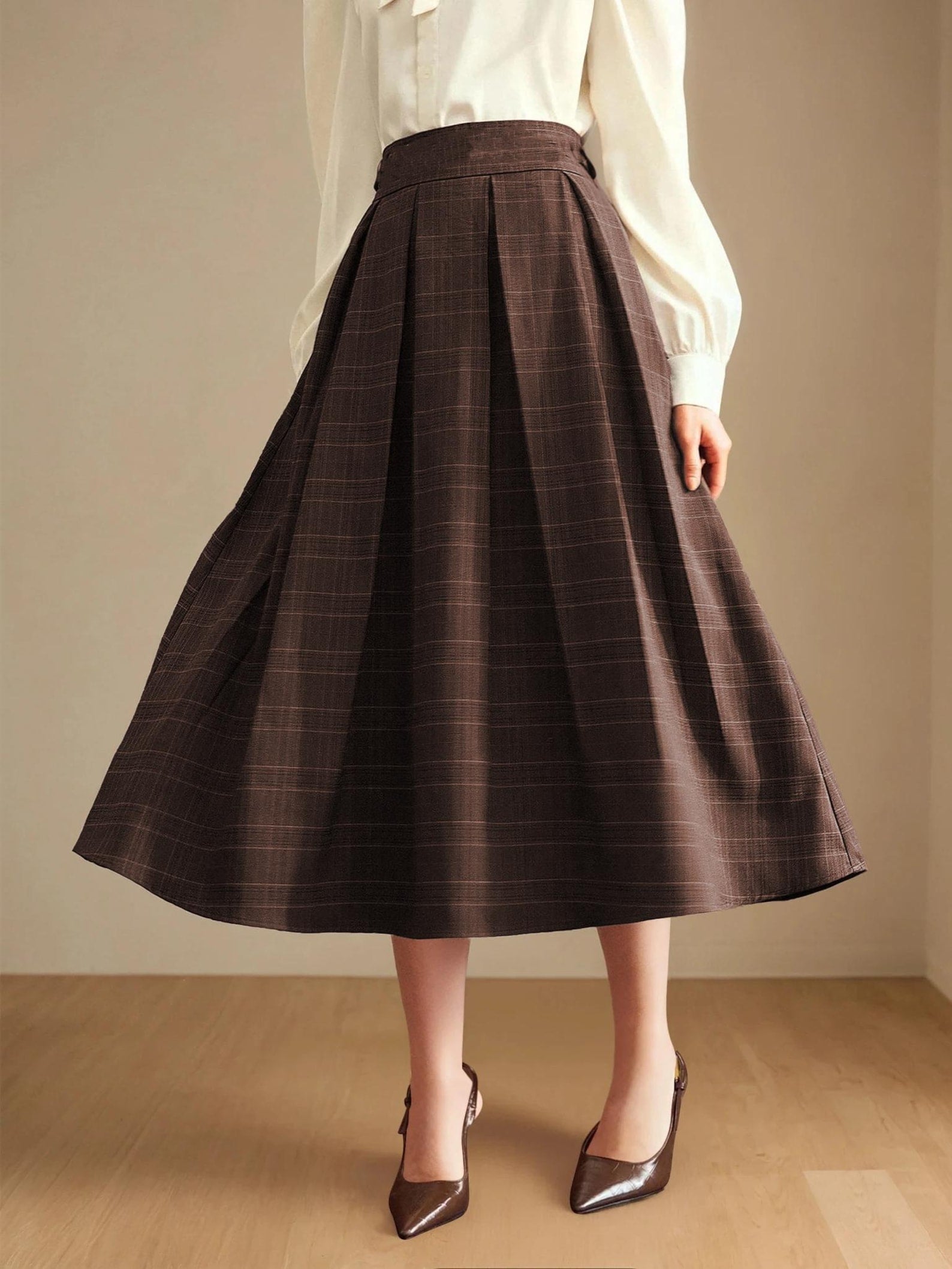 Skirt Sewing Pattern | Skirt Pattern | Women Pattern Skirt | Sewing Patterns | Pleated Skirt Pattern | Vintage Skirt Pattern