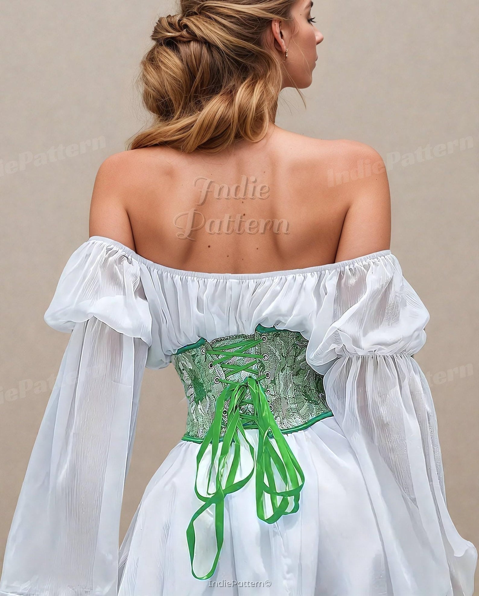 Underbust Corset Sewing Pattern PDF | Corset Belt Pattern | Corset Pattern | Corset Top Pattern | Sewing Pattern for Women