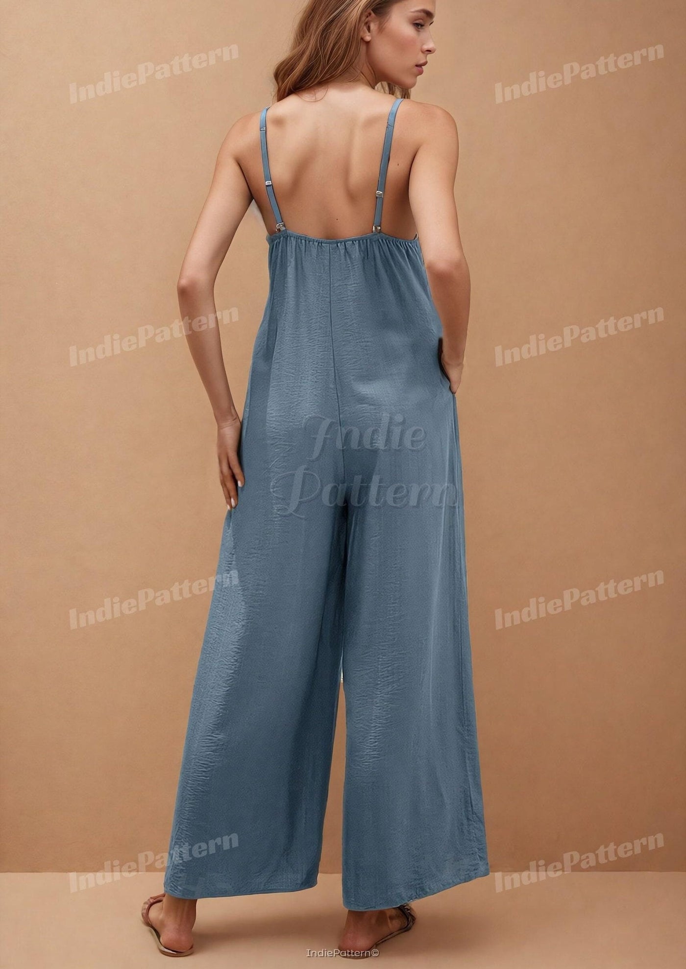 Wide Leg Jumpsuit Pattern | Women Pattern | Overalls pattern | Jumpsuit Pattern | Women Jumpsuits | Sewing Patterns |