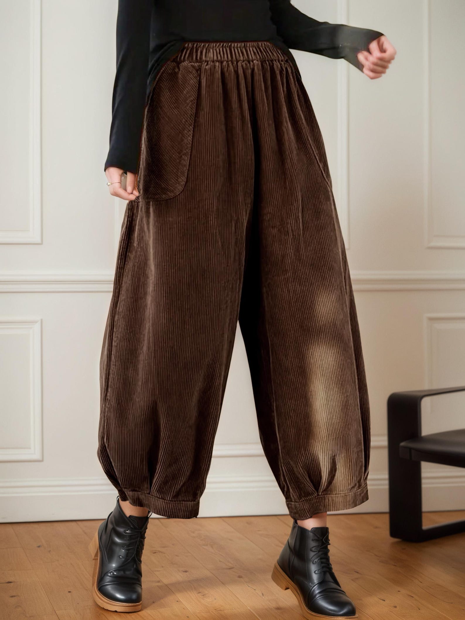 Balloon Pants Sewing Pattern, Barrel Leg Pants Pattern, Wide Leg Pants Sewig Pattern, Women Sewing Pattern Pants, Baggy Pants