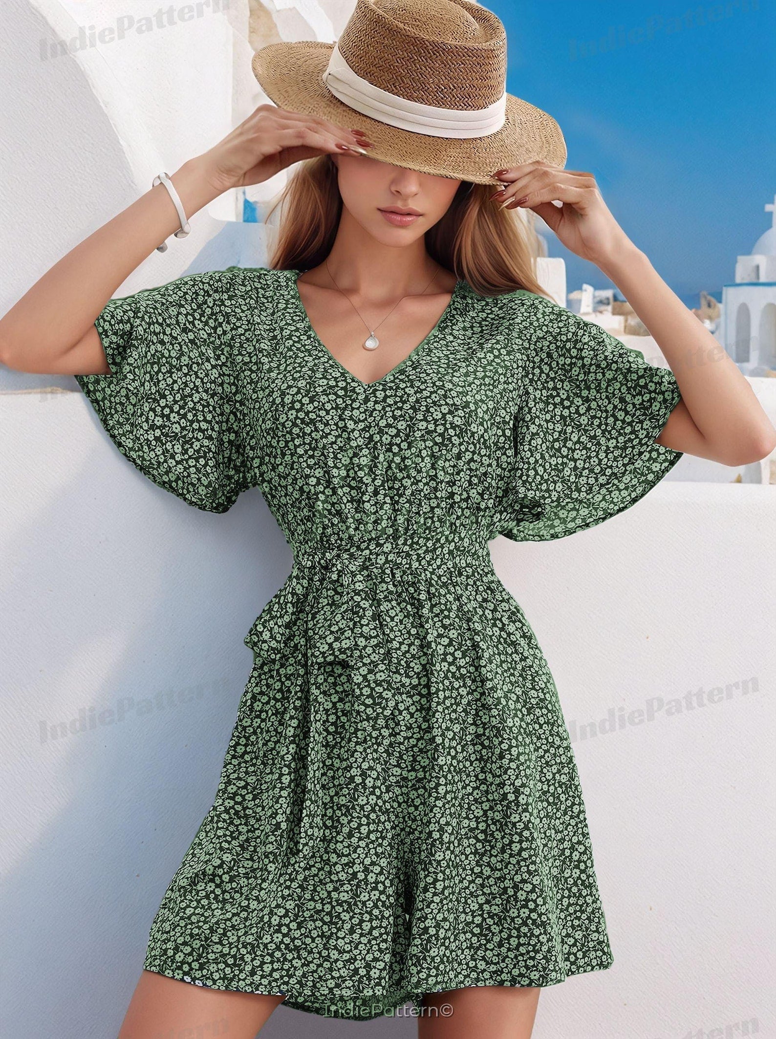 Romper Pattern | XS- XXXL | Romper Sewing Pattern | Summer Dress Pattern | Playsuit sewing pattern | Jumpsuit Sewing Pattern