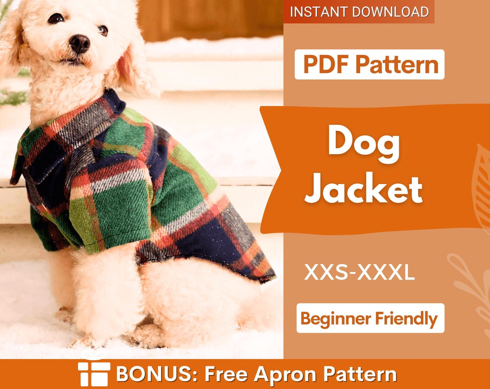 Dog Jacket Sewing Pattern, Dog Pattern, Dog Sewing Pattern, Dog Shirt Sewing Pattern, Pattern for dog, Dog Tank Top Pattern,