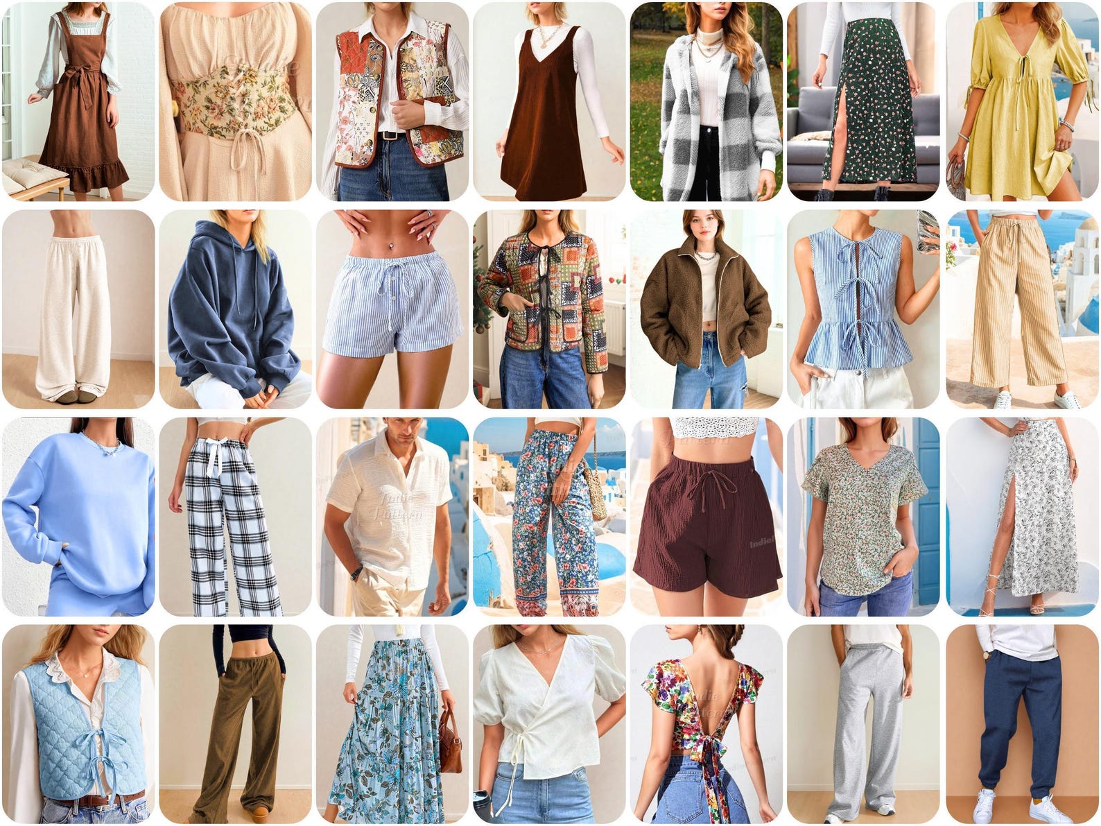 30 Beginner Sewing Patterns | Easy Sewing Patterns | Women Sewing Patterns | Beginner Sewing | Dress Top Skirt Pants Jacket