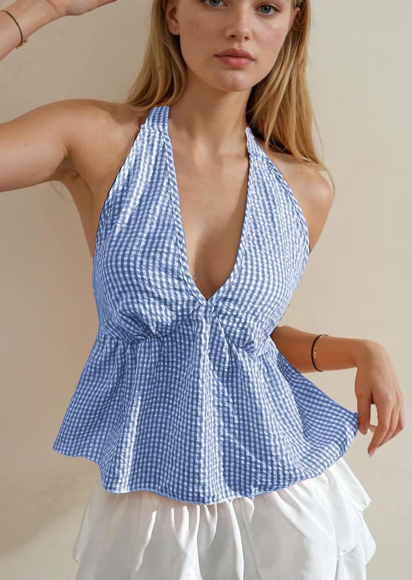 Tie Back Top Sewing Pattern, Women Sewing Pattern, Peplum Top Pattern, Sewing Patterns for Women, Summer Top, Tie Top, Blouse