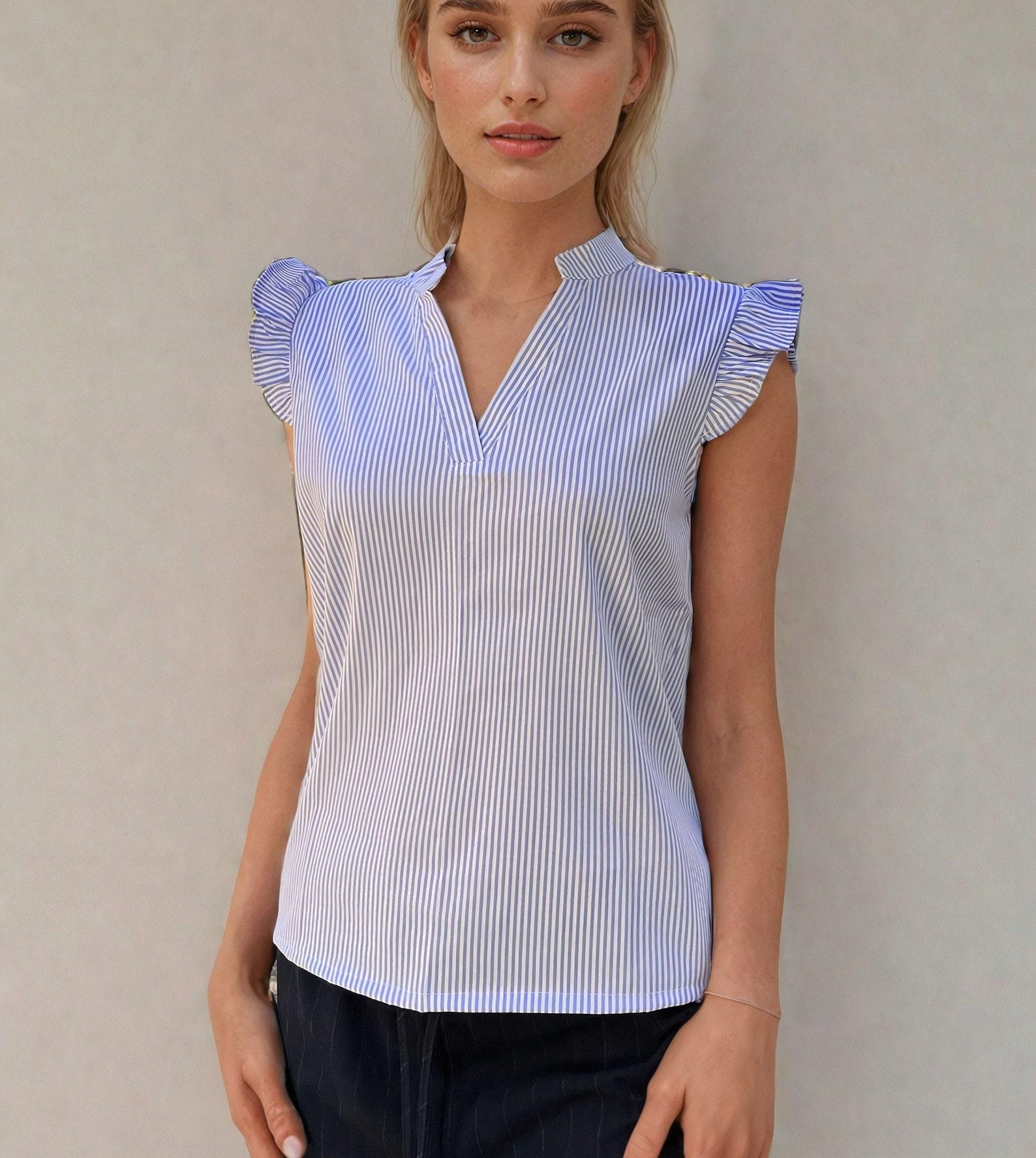 Blouse Sewing Pattern, XS- XXL, Top Blouse Pattern PDF, Ruffled Blouse Pattern, Easy Pattern, Top sewing pattern, woman