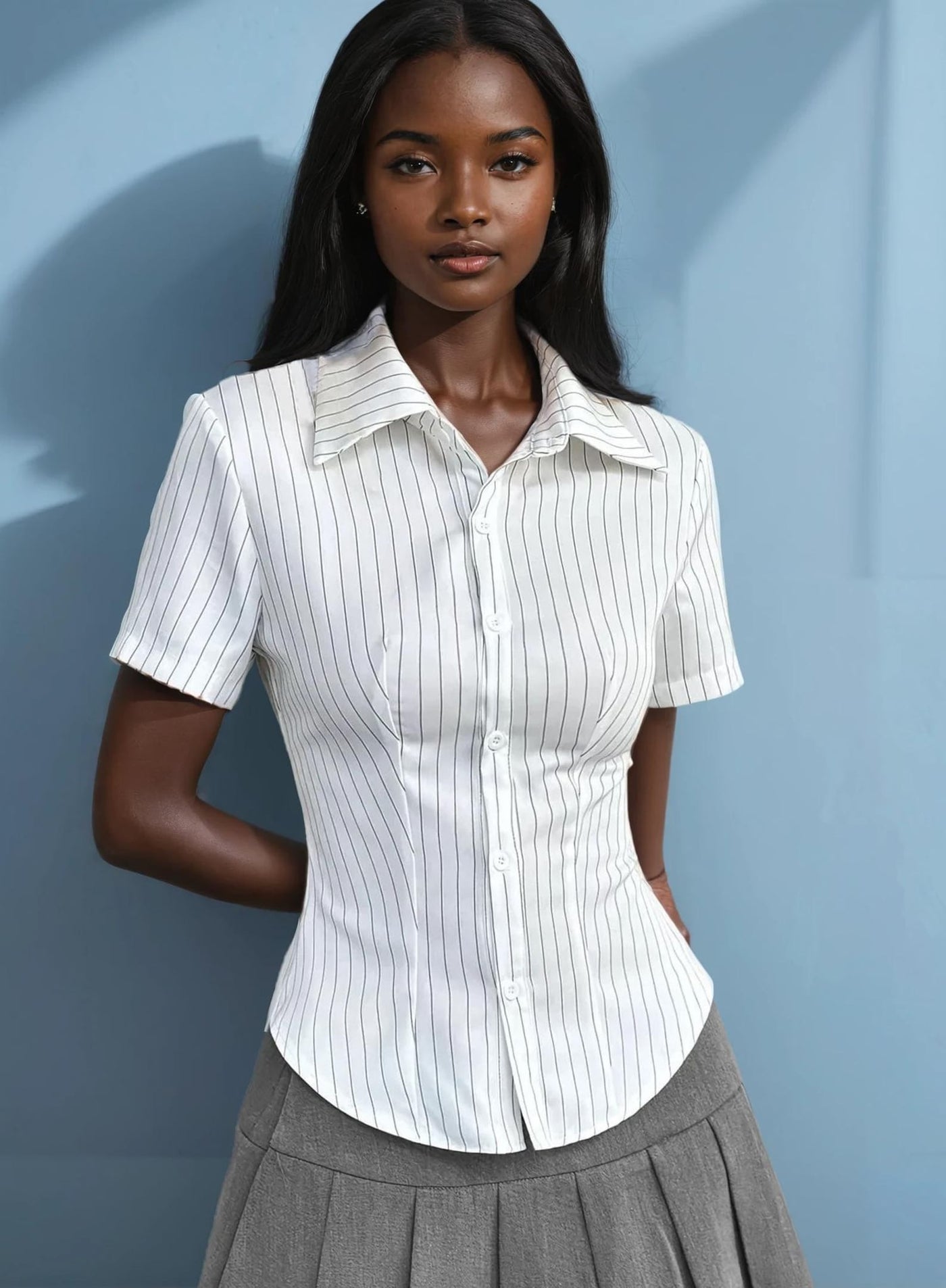 Shirt Sewing Pattern, Short Sleeve Shirt Pattern, Button Up Shirt Pattern, Fitted Shirt Sewing Pattern, Sewing patterns