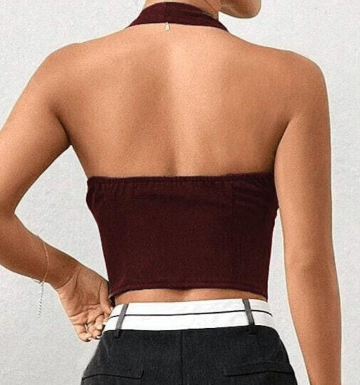 Halter Vest Sewing Pattern | Waistcoat Pattern | Women Sewing Pattern | Vest Pattern | Cropped Waistcoat Pattern | Beginner