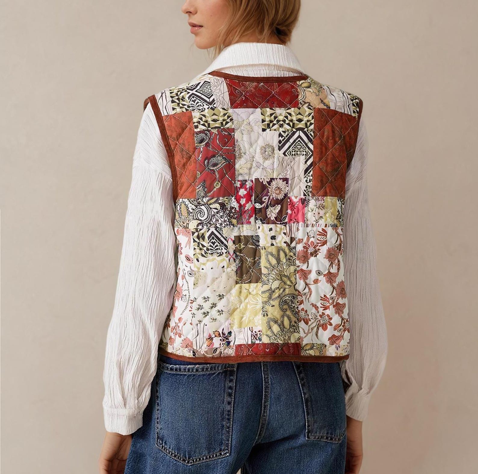 Vest Sewing Pattern | Front Tie Top Pattern | Vest Pattern | Top sewing pattern | Women Sewing Patterns | Quilted Vest |