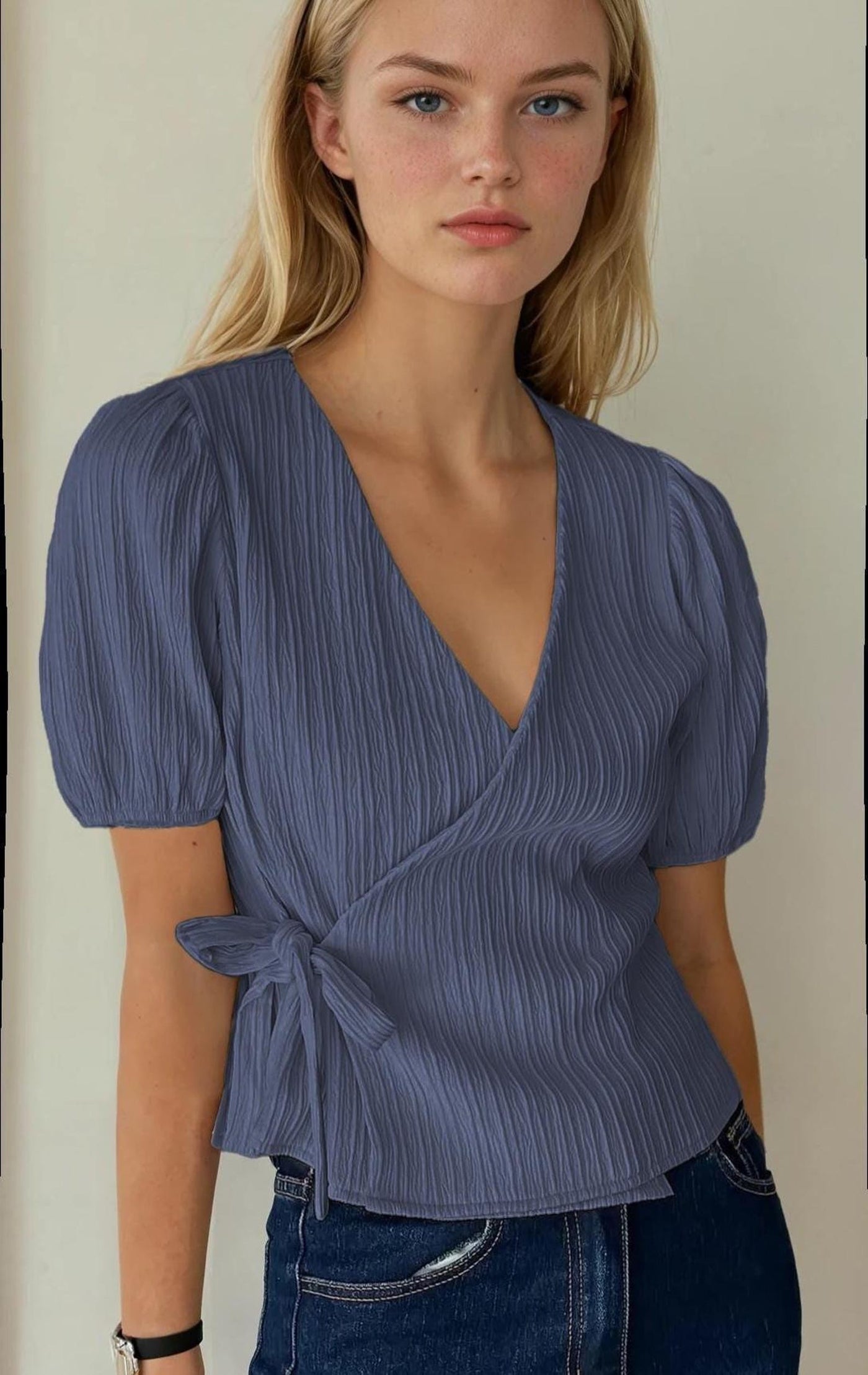 Top Sewing Pattern | Wrap Top Pattern | Women Sewing Pattern | Blouse Pattern | Sewing Patterns Women Blouse | Tie Top Blouse