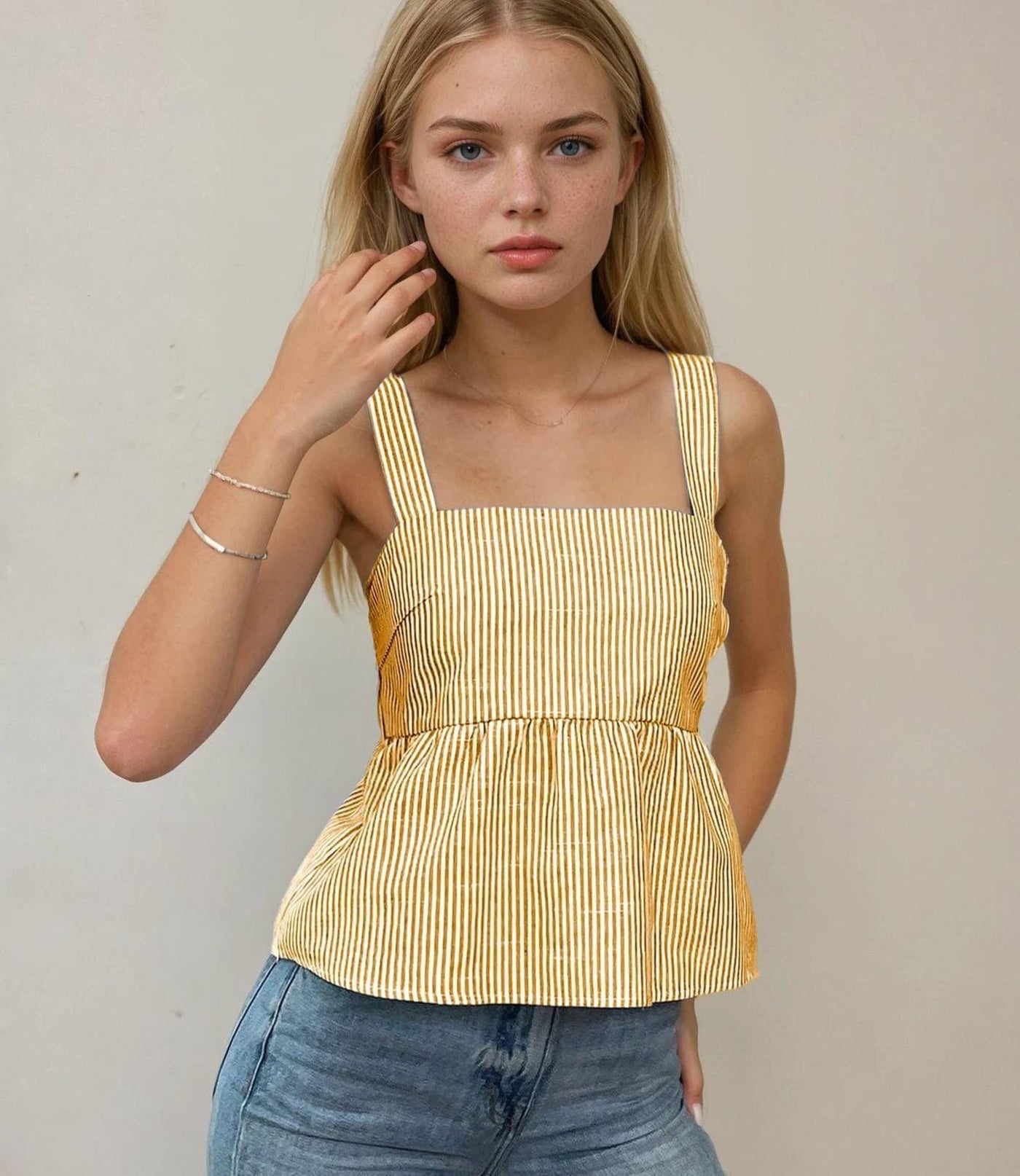 Back Tie Top Sewing Pattern, Women Sewing Pattern, Peplum Top Pattern, Sewing Patterns for Women, Summer Top, Tie Top, Blouse