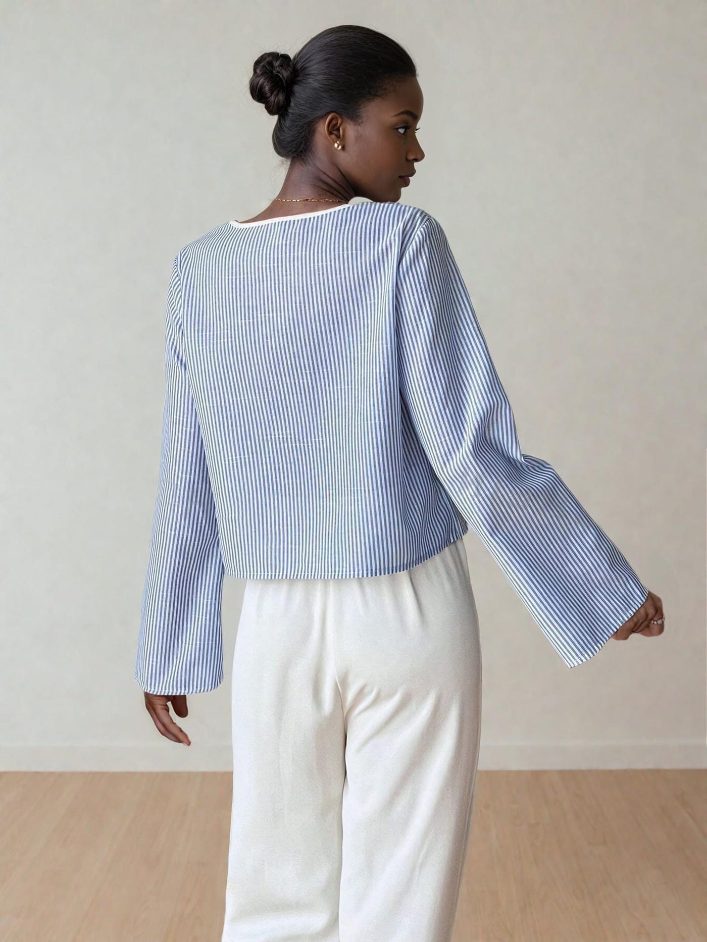 Front Tie Blouse Sewing Pattern | Top Sewing Pattern | Women Sewing Pattern, Tie Top Pattern, Top Pattern, Women Blouse Top