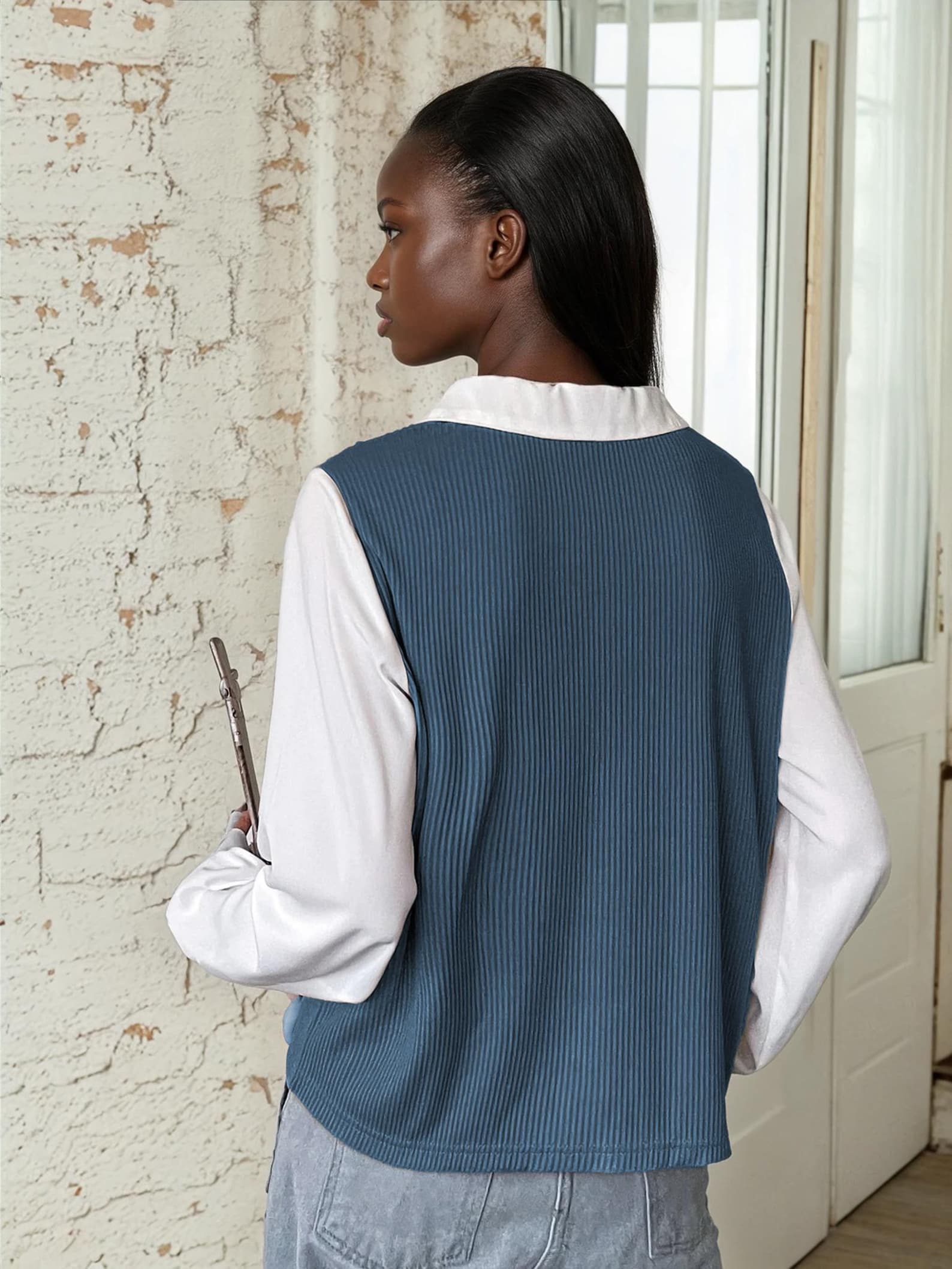 Women Vest Sewing Pattern | Sewing Pattern Vest | Waistcoat Pattern| Sewing Pattern Knitted Vest | Top Pattern Women, Women