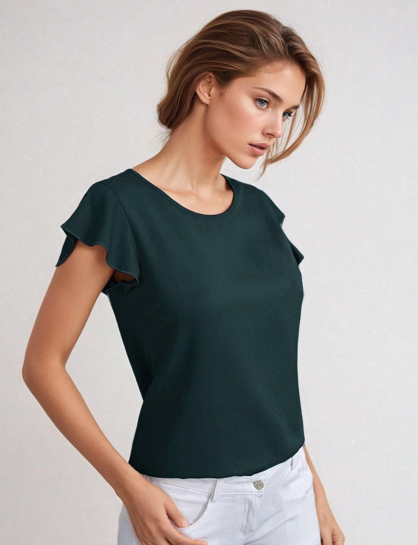 Women Blouse Sewing Pattern PDF, Top Blouse Pattern, Ruffled Blouse Pattern, Top sewing pattern, woman blouse pattern PDF