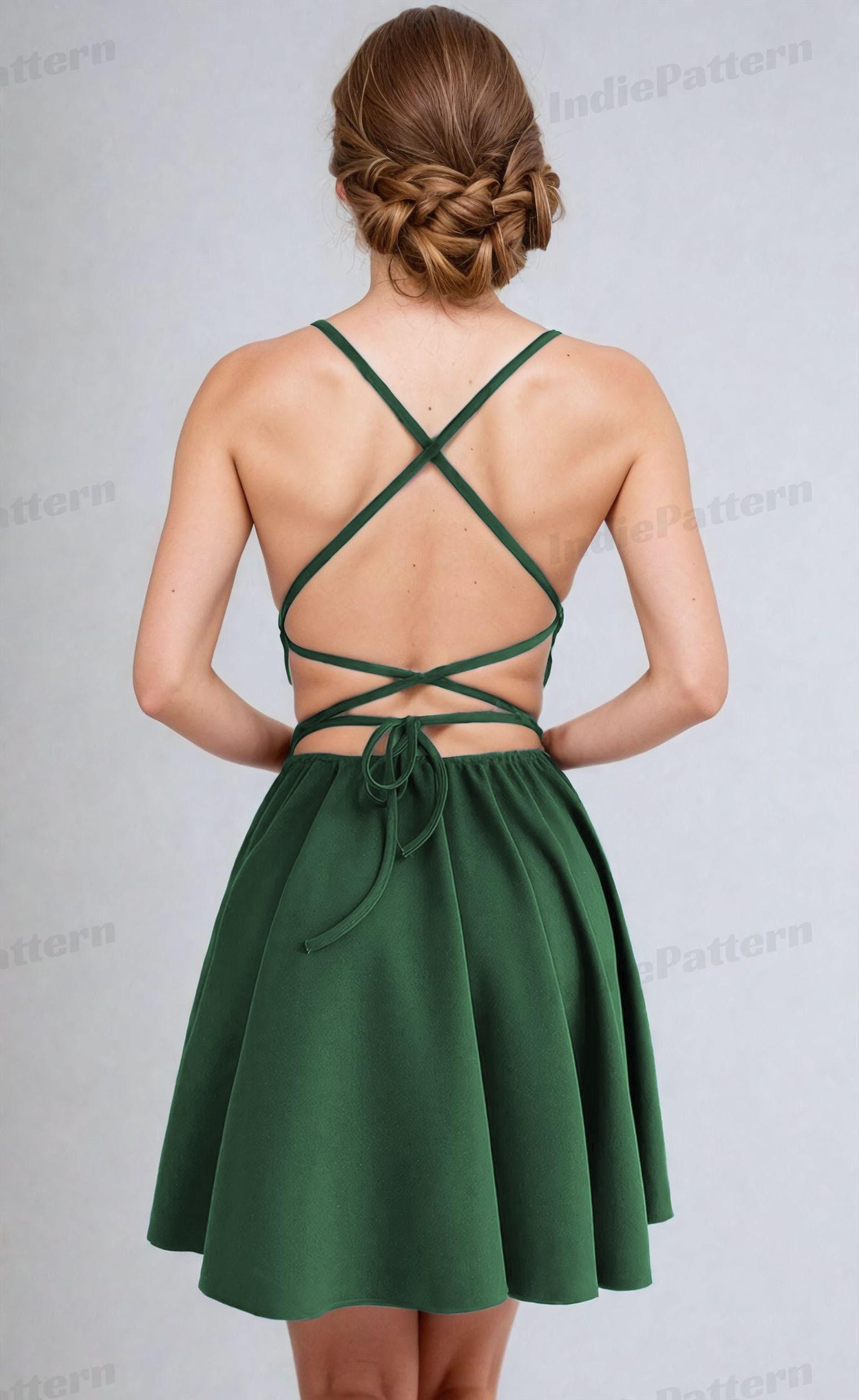 Women Dress Pattern | XS-XXXL | Prom Dress Sewing Pattern | Summer Dress Pattern | Women Sewing Pattern | Backless Dress PDF