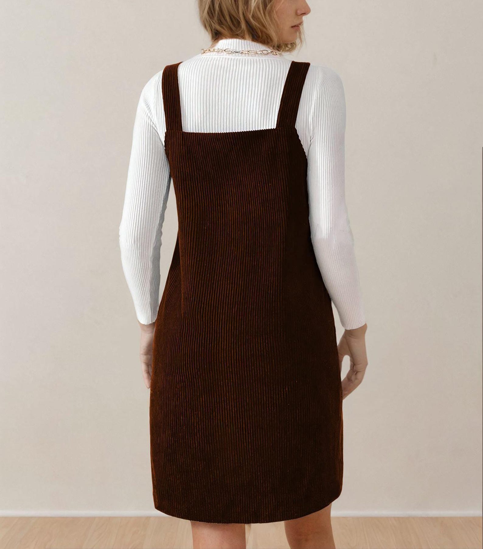Pinafore Dress Pattern | Overall Dress Sewing Pattern | Jumper Pattern | Pinafore pattern | Sewing Pattern Beginner | PDF