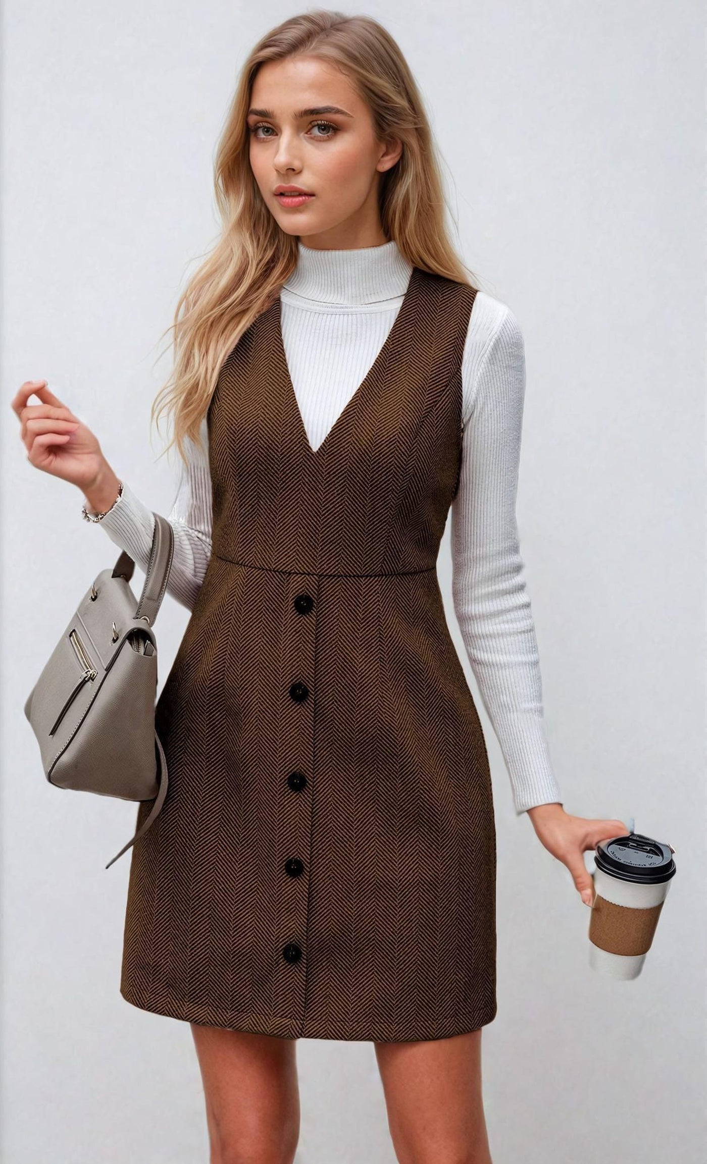 Dress Sewing Pattern | Overall Dress Pattern| Sewing Patterns | Women Sewing Pattern Dress | Short Dress | Overall Autumn