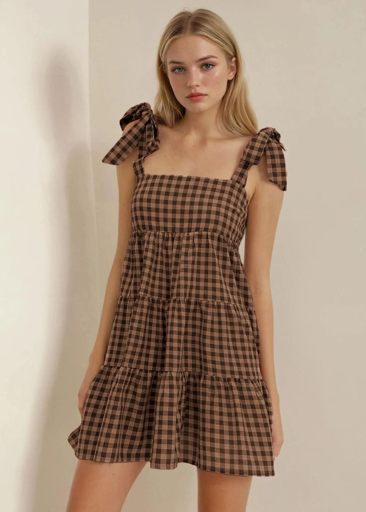 Summer Dress Sewing Pattern | Shoulder Tie Dress Pattern | Tiered Dress Pattern | Gathered Dress Pattern | Ruffle Dress