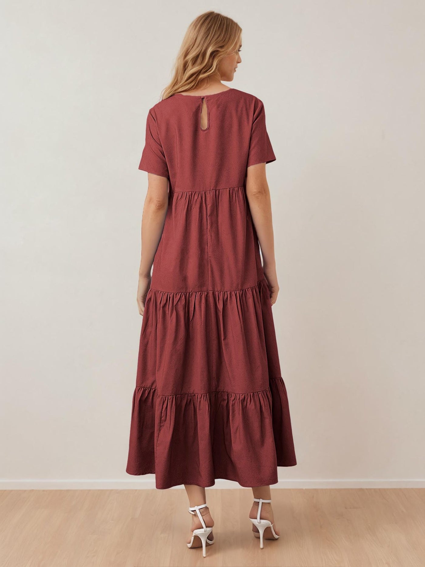Tiered Dress Sewing Pattern | Dress Pattern | Sewing Patterns | Women Patterns | Casual Dress | Summer Dress | Comfy Dress |
