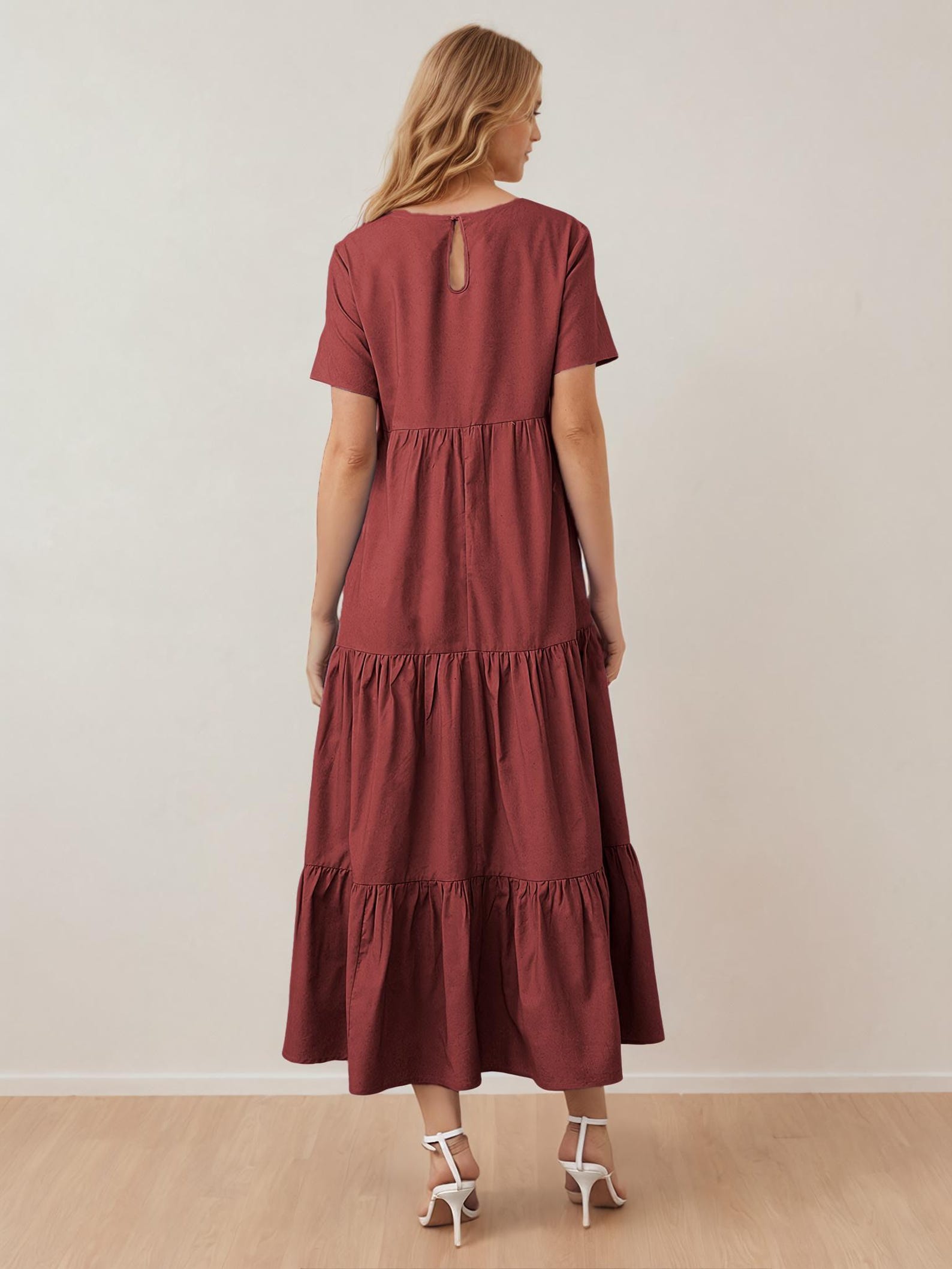 Tiered Dress Sewing Pattern | Dress Pattern | Sewing Patterns | Women Patterns | Casual Dress | Summer Dress | Comfy Dress |