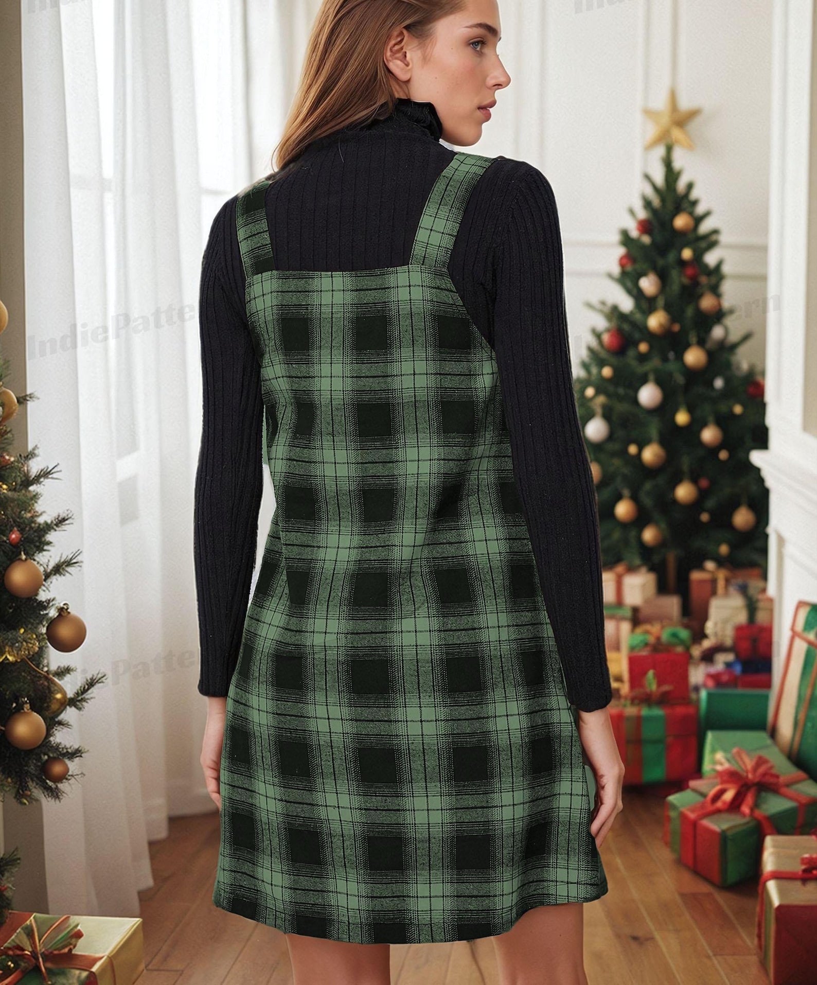 Dress Pattern - Jumper Pattern - Pinafore pattern - Pinafore dress pattern - Jumper Dress Pattern - Sewing Pattern - Women