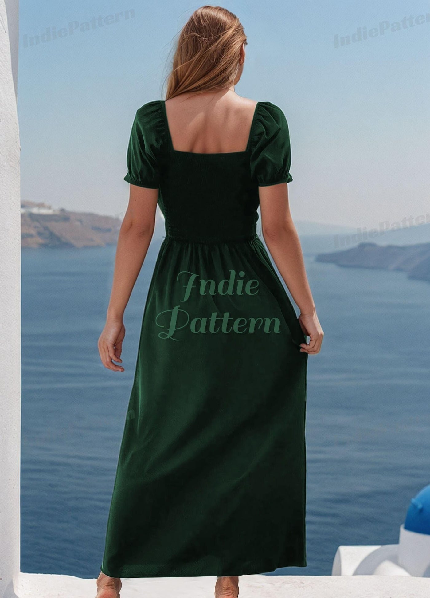 Dress Sewing Pattern for Women | Milkmaid Dress Pattern | Dress Pattern | Cottagecore Dress Pattern | Women Pattern | Maxi