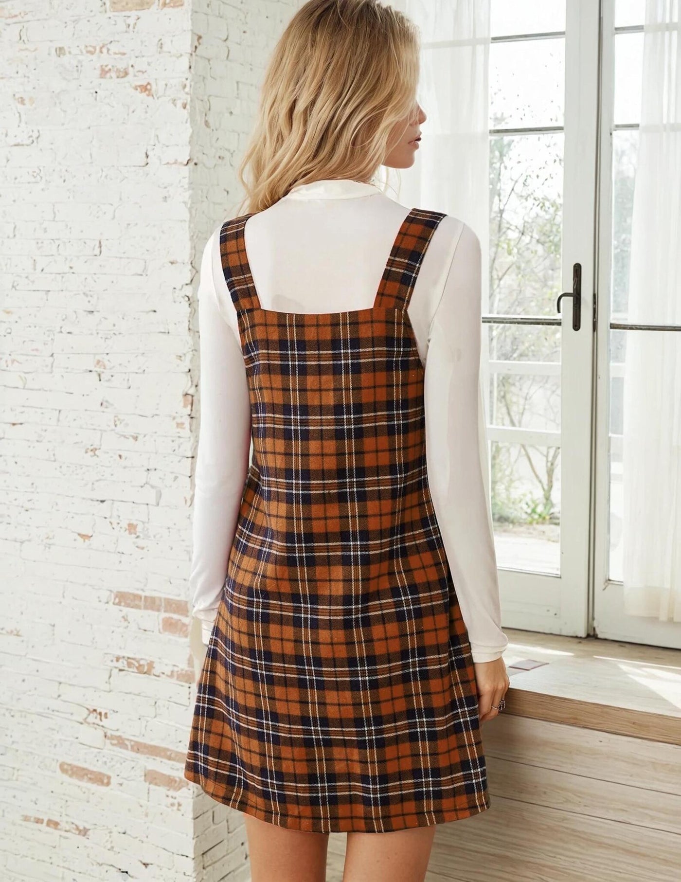 Overall Dress Pattern, Jumper Pattern, Pinafore pattern, Women Dress Sewing Pattern, Easy Dress, Sewing Pattern - Women