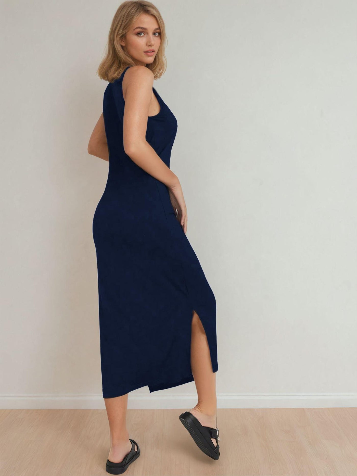 Dress Sewing Pattern - Slit Dress pattern, Prom Dress Pattern, Evening dress pattern, Elegant Dress pattern, Sleeveless dress