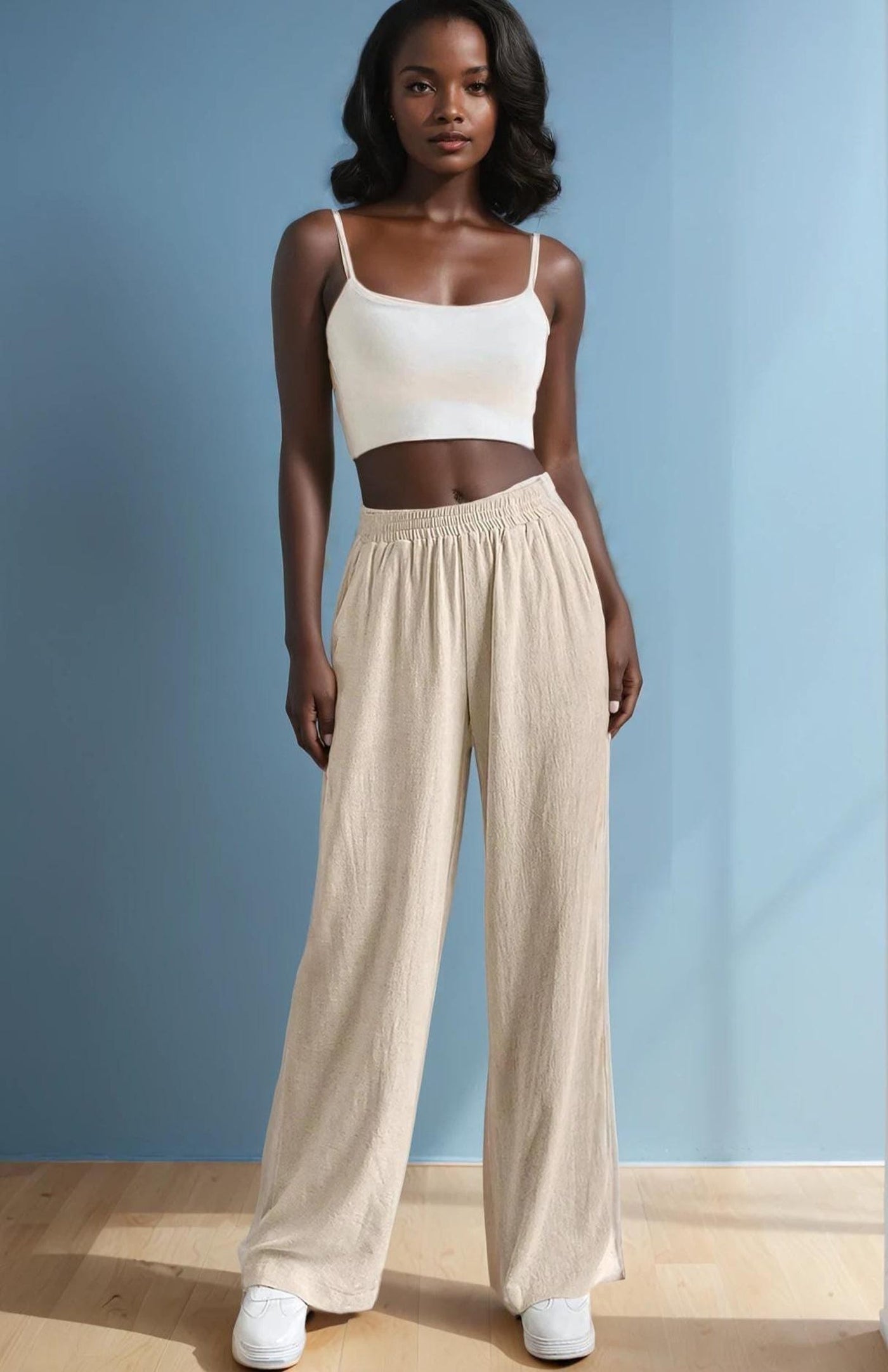 Elastic Waistband Pants Sewing Pattern for Women | Pants Pattern | Trouser Pattern | Women Sewing Pattern | High Waisted