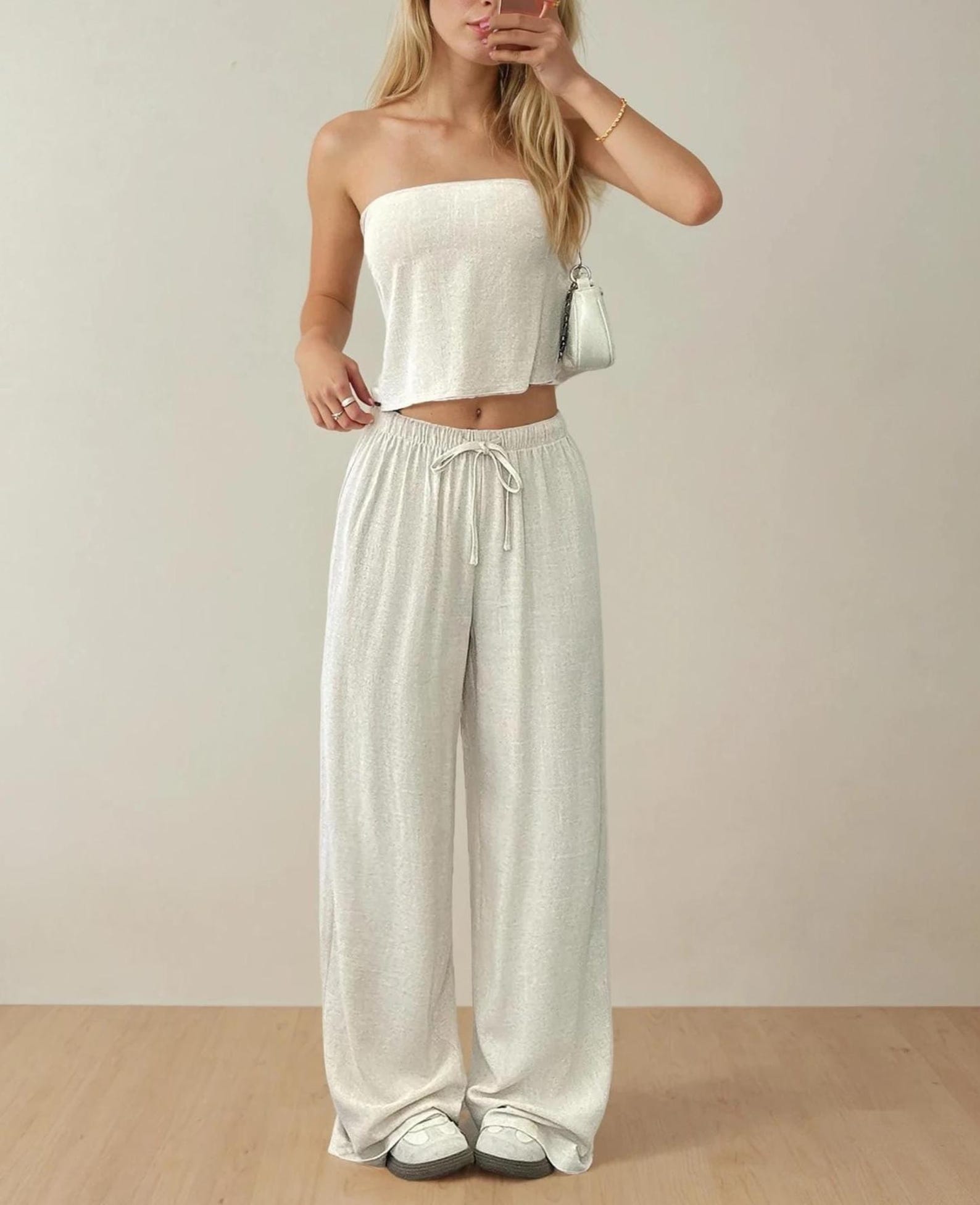 Women Pants Sewing Pattern | Pants with Back Pocket Pattern | Elastic Waistband Wide Leg Pants Pants Pattern, Beginner
