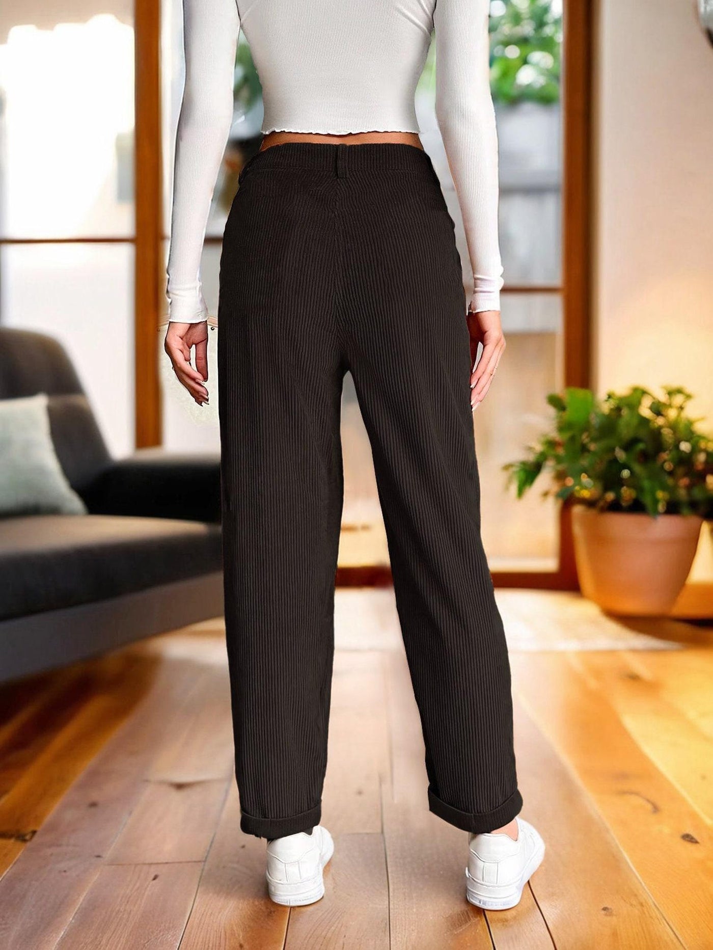 Pants Sewing Pattern | Trousers Pattern | Women Pants Pattern | Straight Leg Pants Pattern | High Waisted Pants Women Sewing