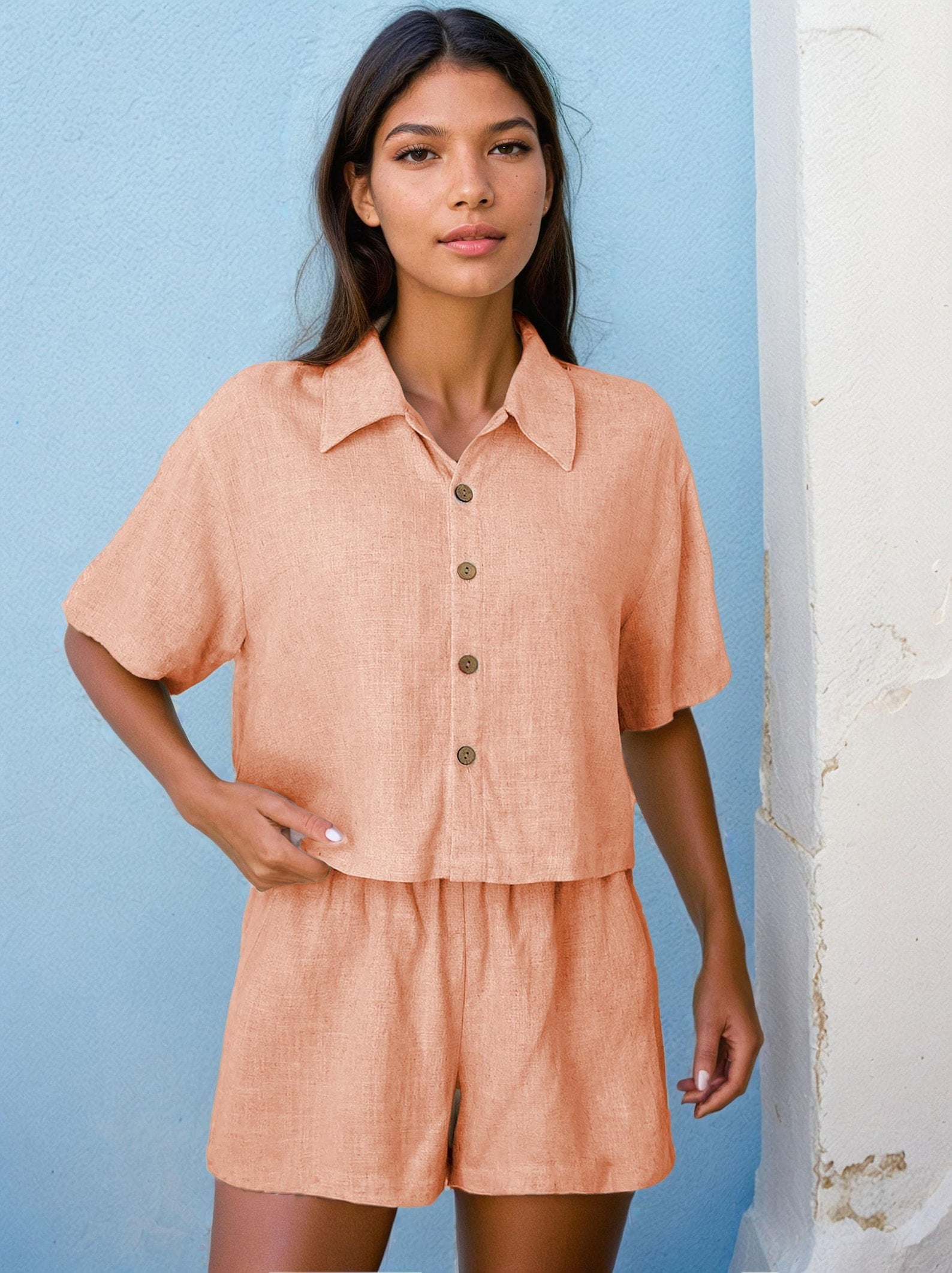 Crop Shirt & Shorts Sewing Pattern | Sewing Pattern Women | Wide Leg Shorts Pattern | Top Pattern | Women patterns | Tank Top