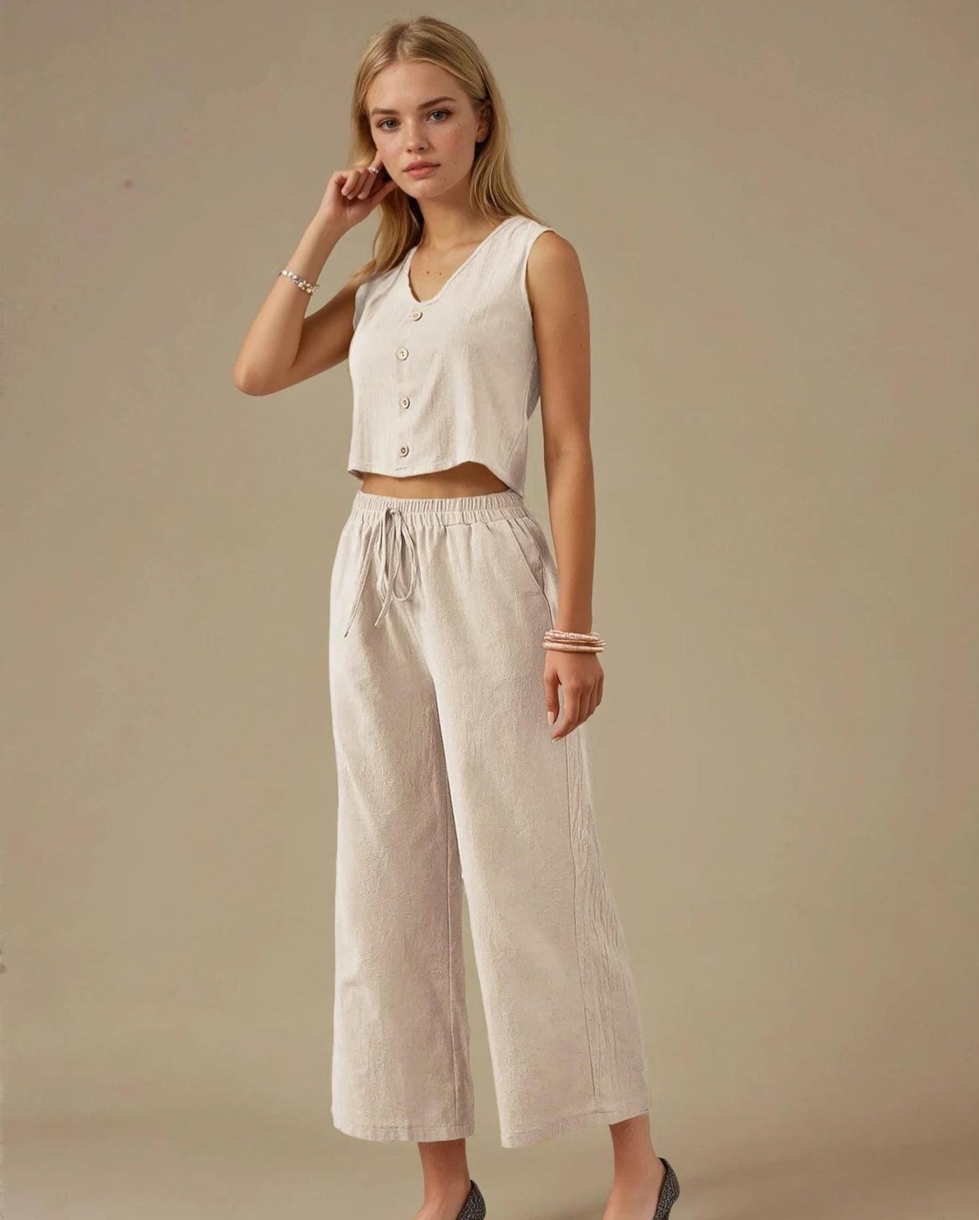 Summer Pants Pattern for Women | Capri Wide Leg Pants Pattern | Crop Pants Pattern | Sewing Patterns | Women Pattern Pants