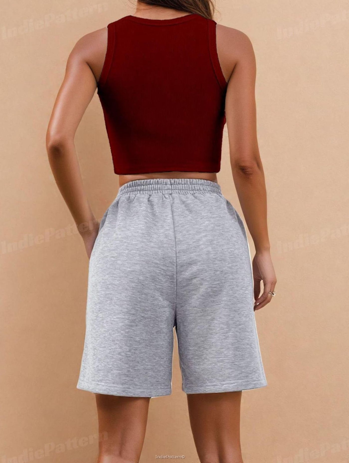 Jogger Shorts Pattern | Women Shorts Pattern | Shorts Sewing Pattern | Elastic Waistband Shorts |Wide Leg Shorts for Women |