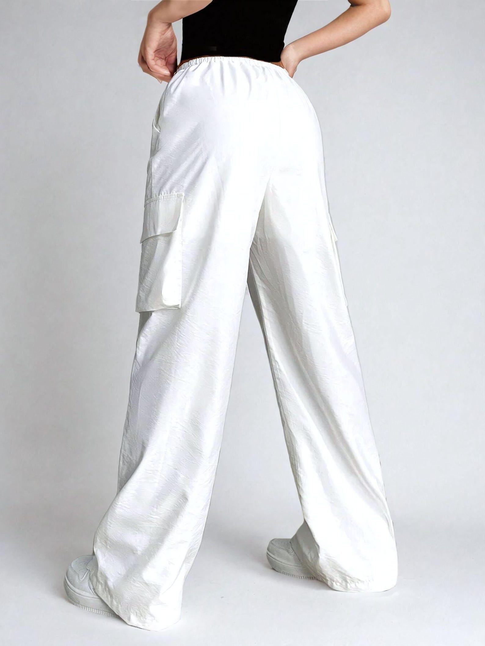 Cargo Pants Pattern, Pants Pattern, Women Wide Leg Pants Sewing Pattern, Sewing Pattern Women, Pants with Pockets, Cargo