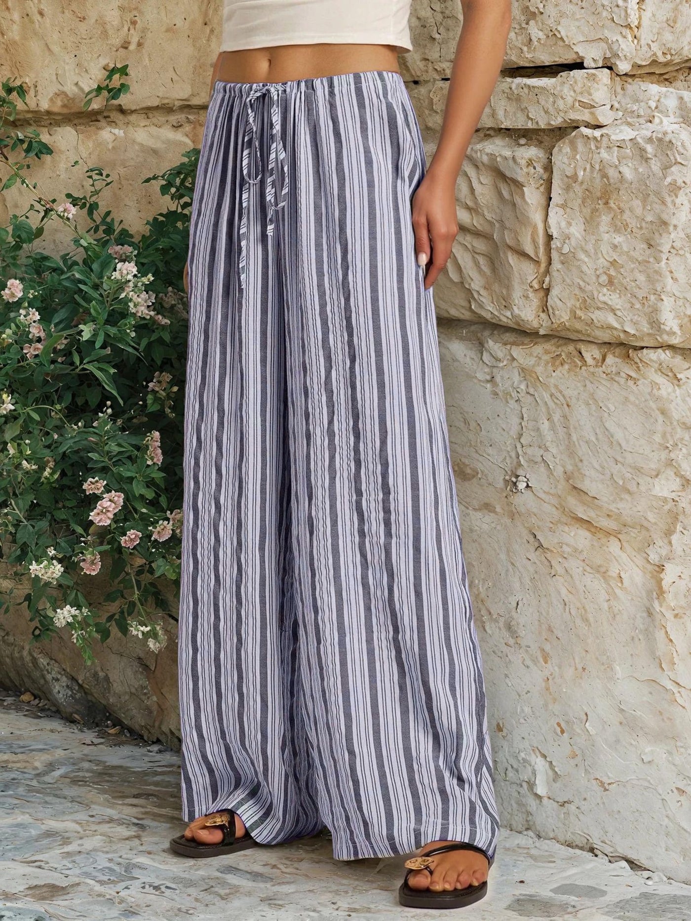 Drawstring Pants Pattern | Wide Leg Pants Sewing Pattern for Women | Pants Pattern | Women Sewing Pattern | Women Palazzo