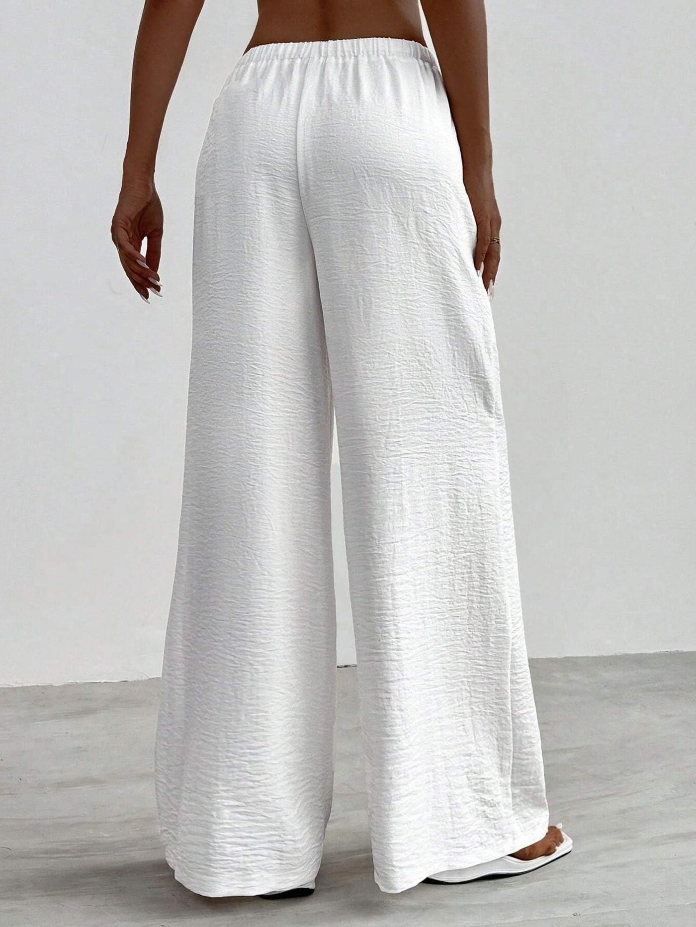 Summer Pants Sewing Pattern | Wide Leg Pants, Palazzo Pants Sewing Pattern, Elastic Waistband Wide Leg Pants Pants Pattern