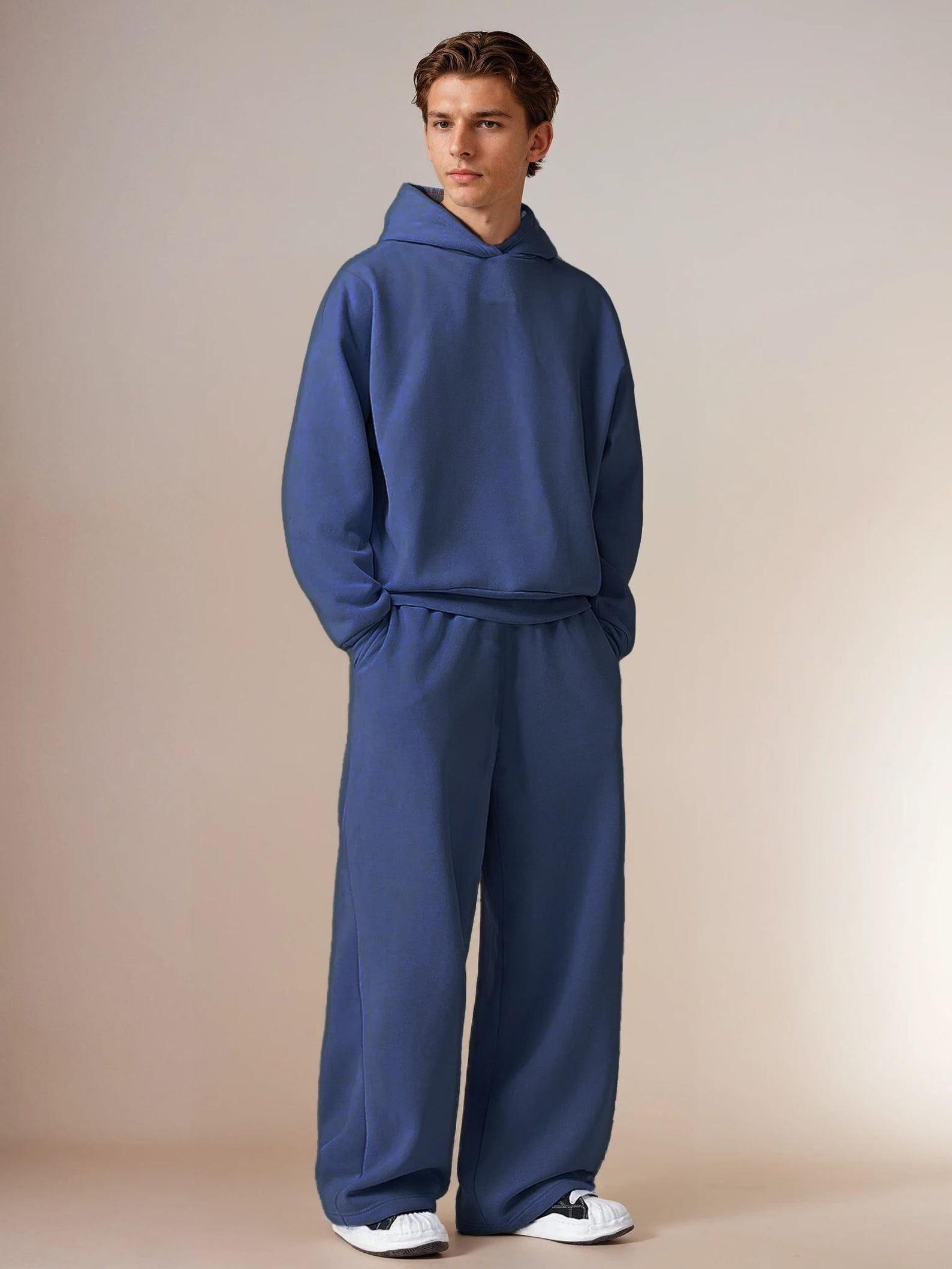 Hoodie Joggers Sewing Pattern for Men | Men Joggers Pattern | Men Hoodie Pattern | Wide Leg Joggers, Hoodie Sewing Pattern