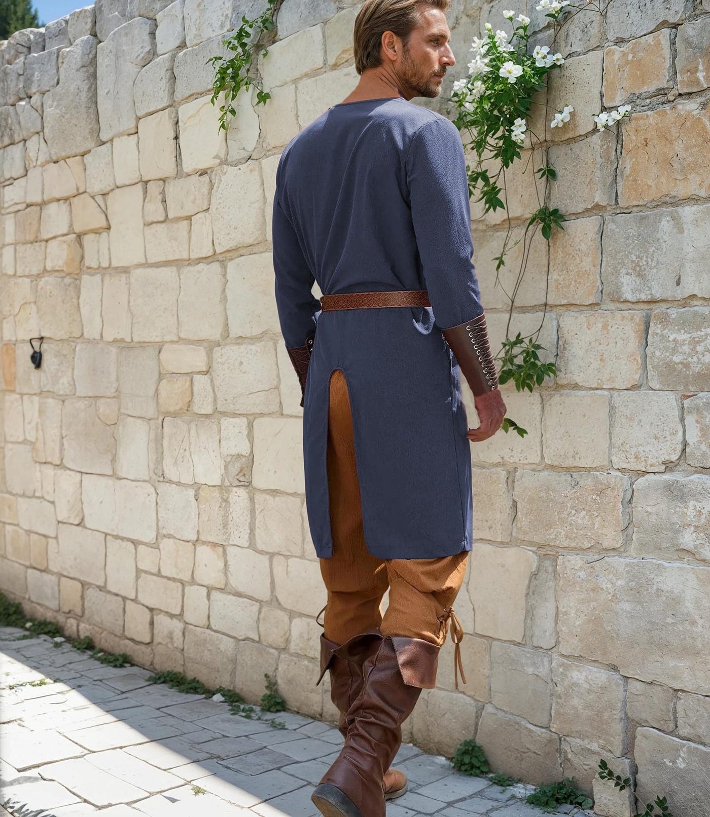 Medieval Tunic Sewing Pattern for Men, Medieval Shirt Pattern, Mens Costume Sewing Pattern, Tunic Cosplay Pattern, Medieval