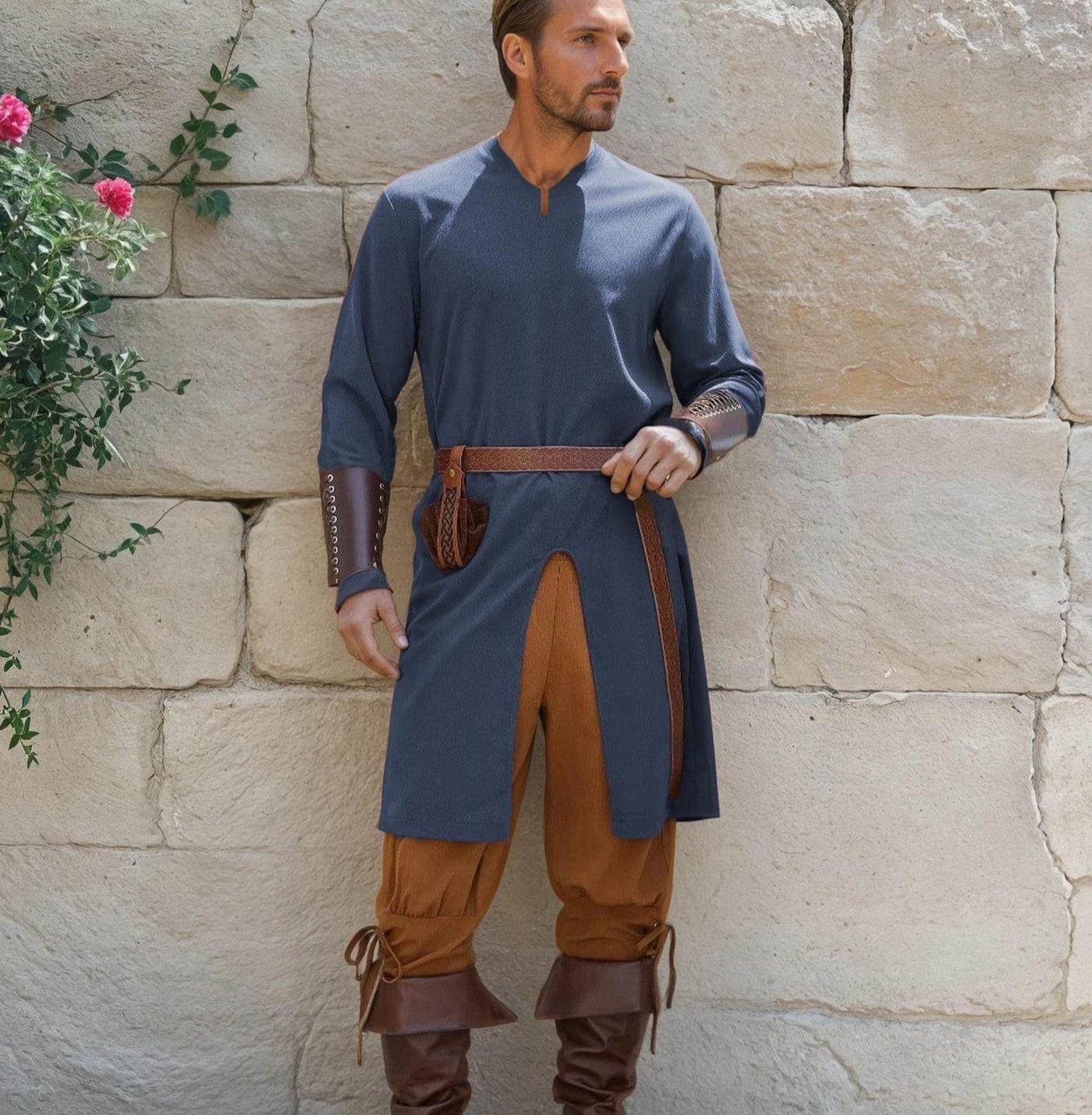 Medieval Tunic Sewing Pattern for Men, Medieval Shirt Pattern, Mens Costume Sewing Pattern, Tunic Cosplay Pattern, Medieval