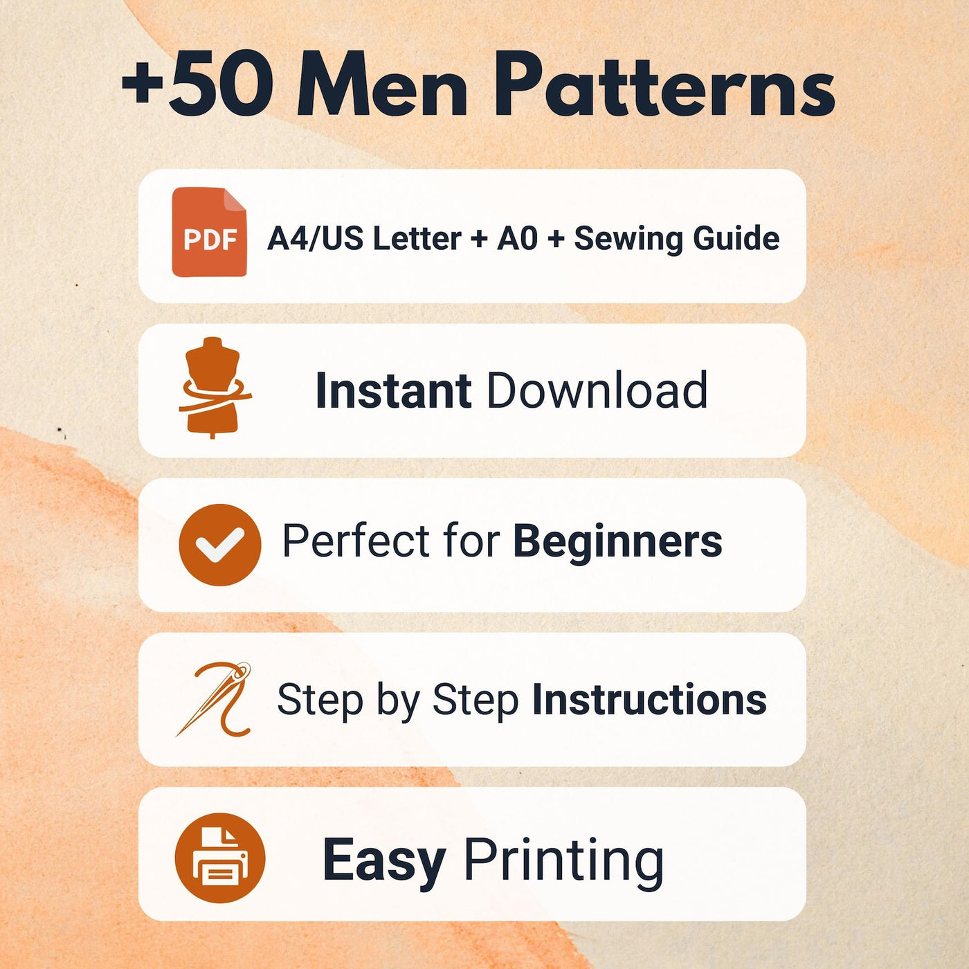 Men's Sewing Patterns | Bundle Men's Patterns | Men Shorts | Men Jacket | Men Pants | Men Shirt | Patterns for Men | Men