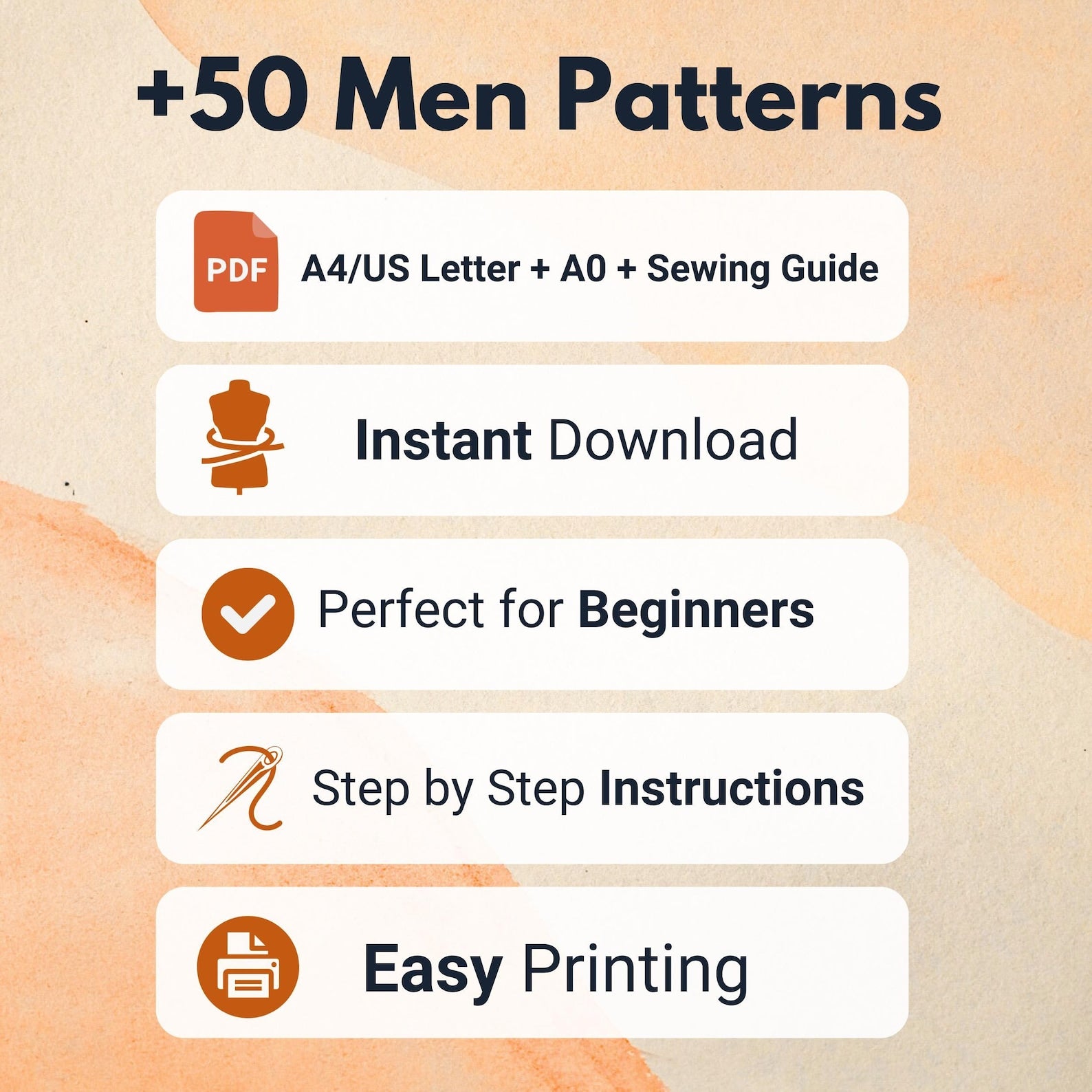 Men's Sewing Patterns | Bundle Men's Patterns | Men Shorts | Men Jacket | Men Pants | Men Shirt | Patterns for Men | Men