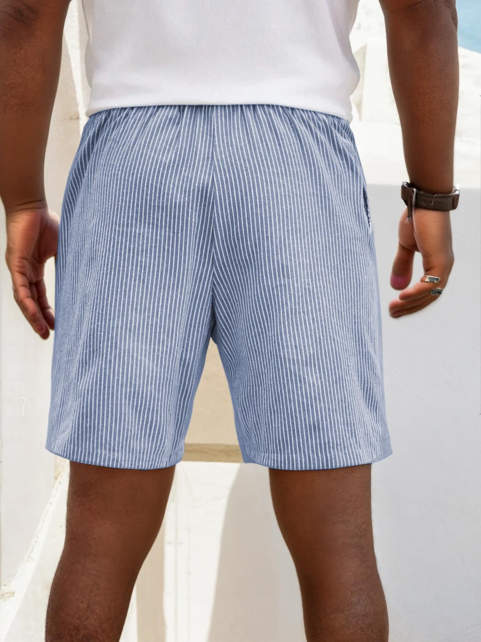 Men Shorts Pattern | Men Sewing Pattern | Elastic Waistband Shorts Men Sewing Pattern | Pattern Shorts Men | Linen Shorts