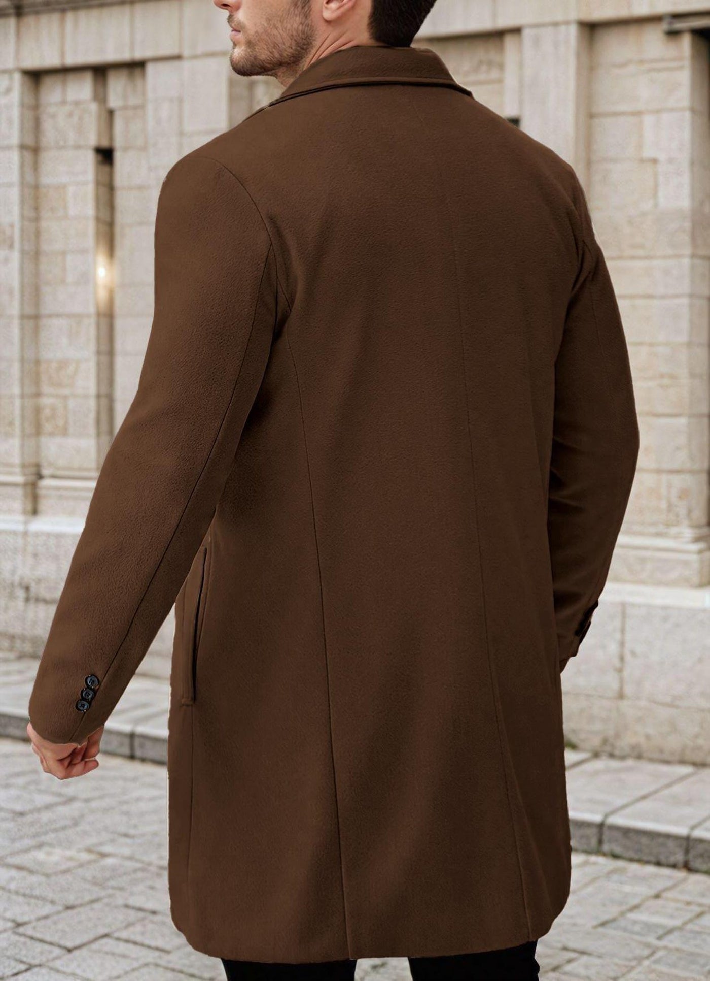 Men Coat Sewing Pattern | Winter Coat Sewing Pattern | Long Coat Pattern | Men Jacket Sewing Pattern | Men's Sewing Pattern |