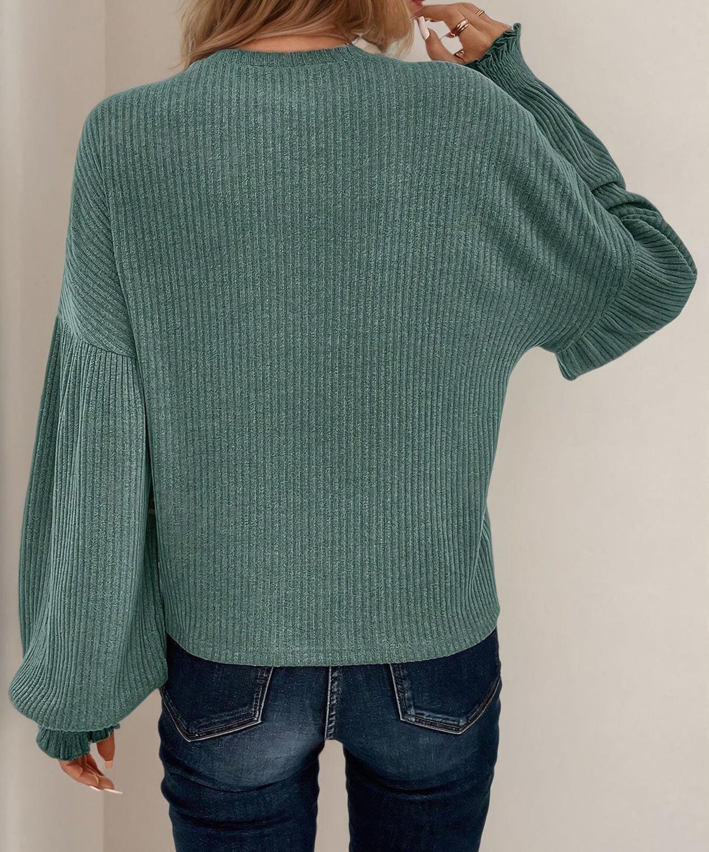 Sweatshirt Sewing Pattern | Women Sewing Pattern | Sweater Sewing Pattern | Women's Sewing Pattern | Puff Sleeve Sweatshirt