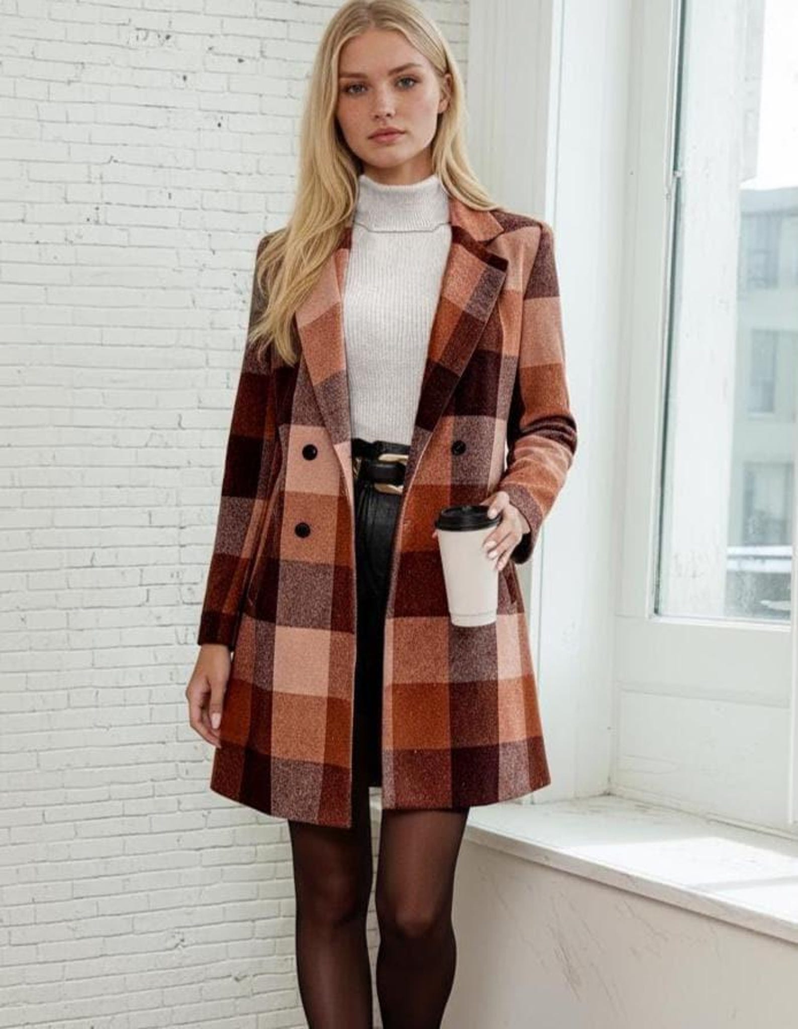Coat Sewing Pattern with Lining | Winter Coat Pattern | Long Coat Pattern | Jacket Sewing Pattern, Women Sewing Pattern