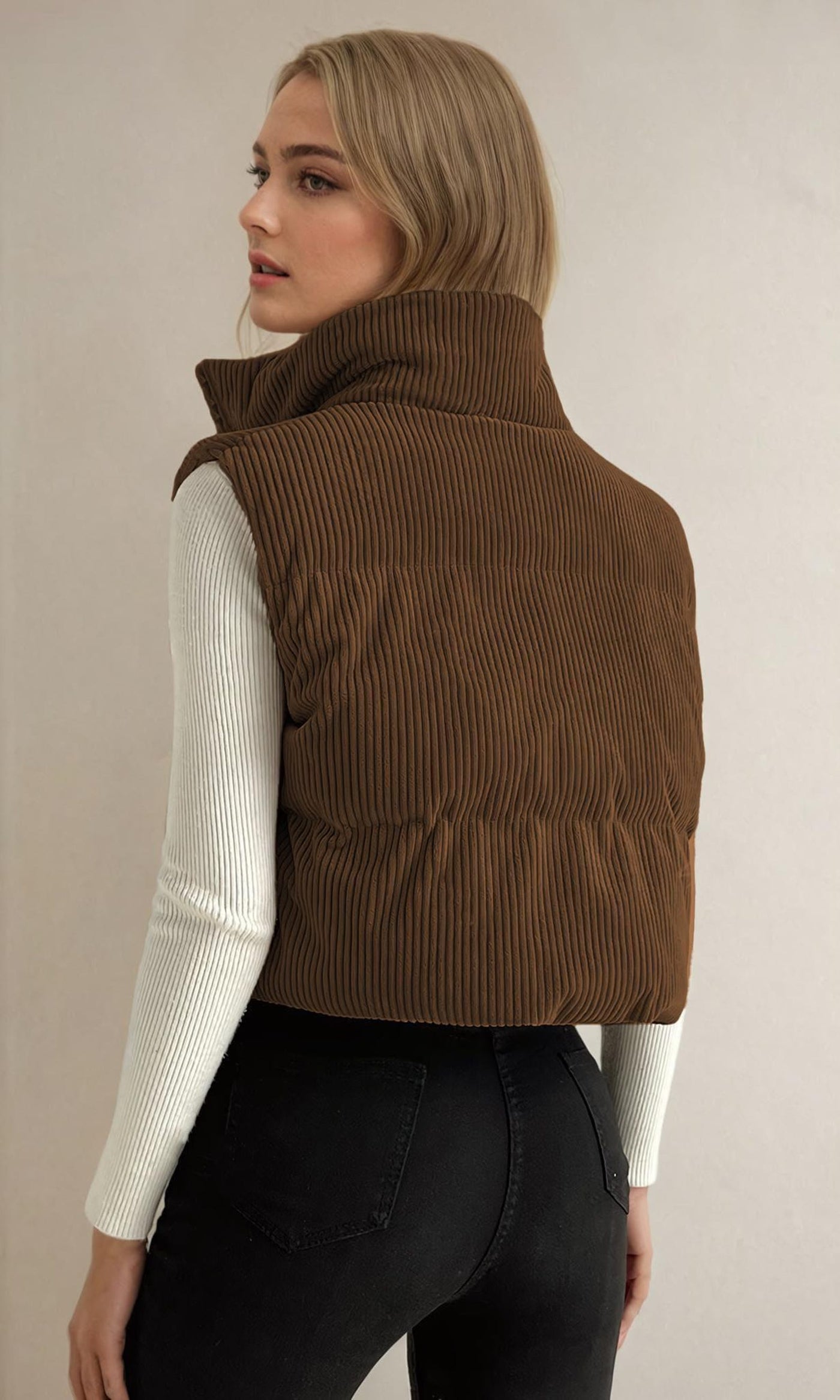 Puffer Vest Pattern | Crop Puffer Vest | Coat Pattern | Sewing Pattern Puffer Vest | Coat Sewing Pattern, Vest Jacket Coat