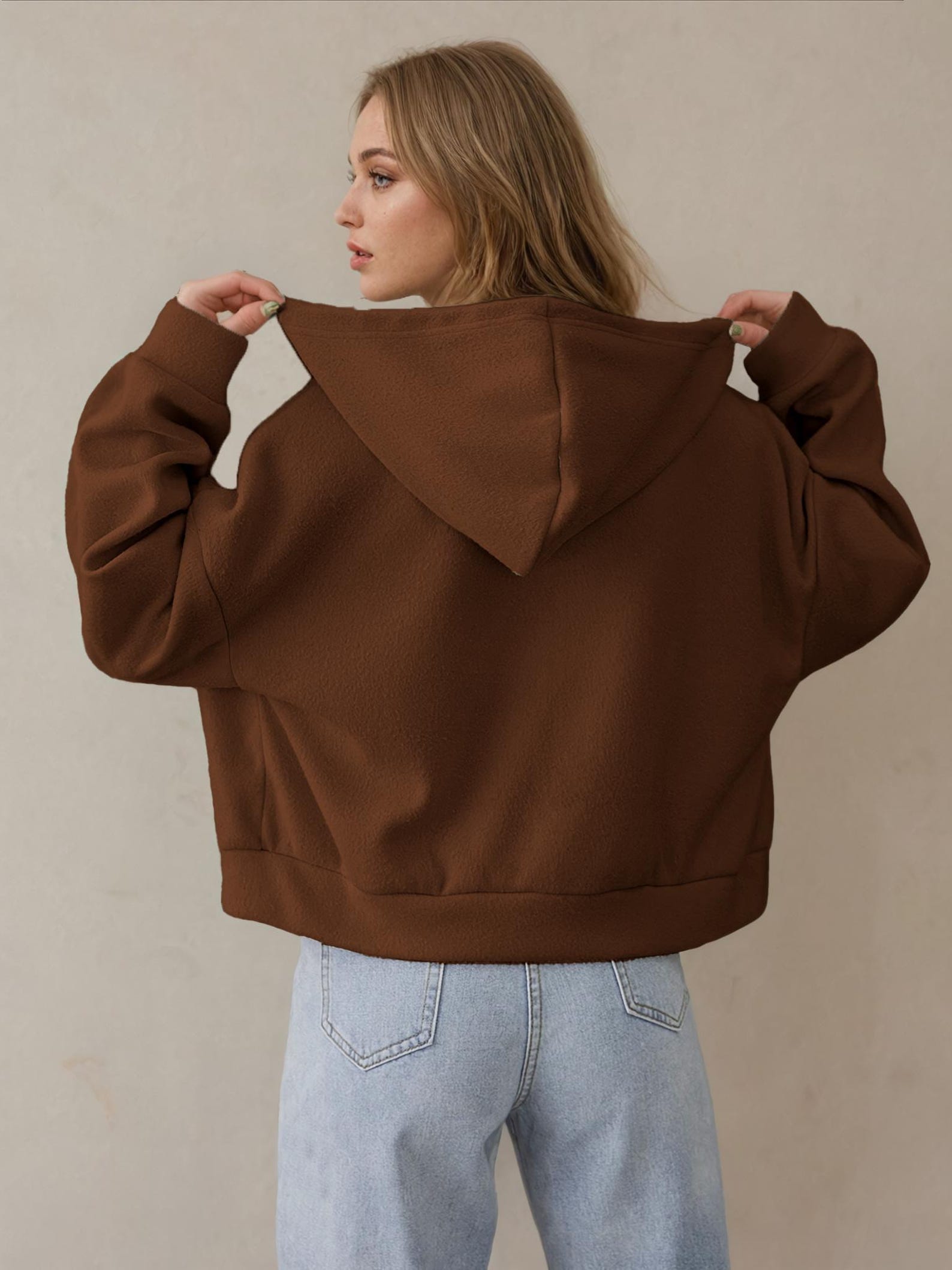 Zip Up Hoodie Sewing Pattern | Sewing Patterns | Women Patterns | Hoodie Sewing Pattern | Jacket Pattern | Crop Hoodie | Zip
