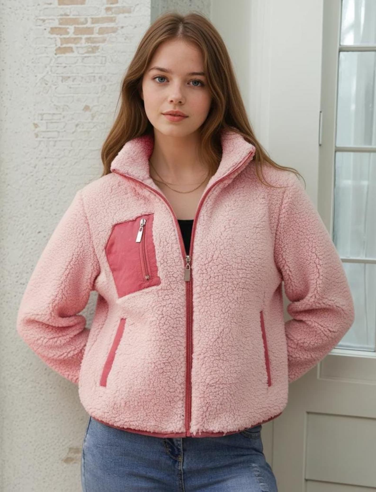 Jacket Sewing Pattern for Women, Women Sewing Pattern, Teddy Jacket, Zip Up Jacket, Beginner Sewing Pattern, Sewing Pattern